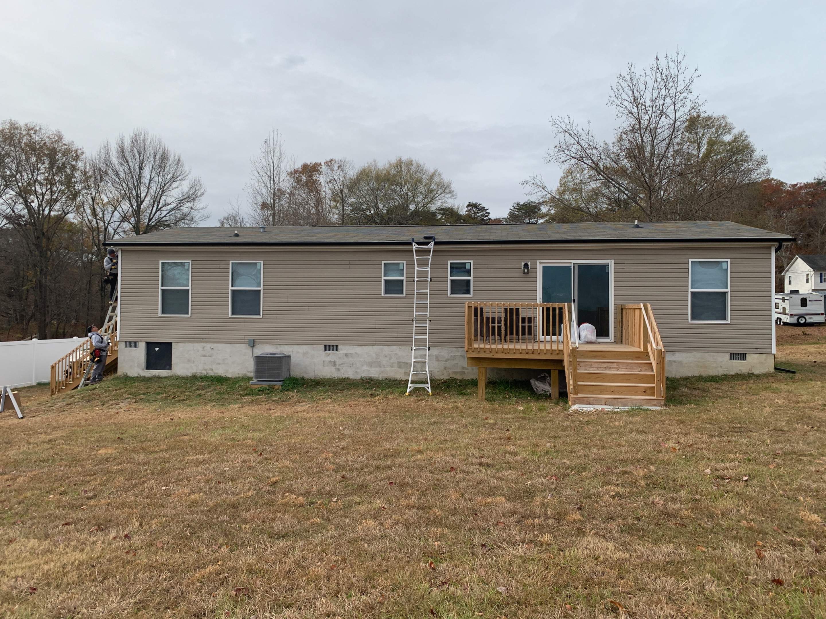 Gutter Installation using 5" Seamless Gutters by Matter Construction, LLC