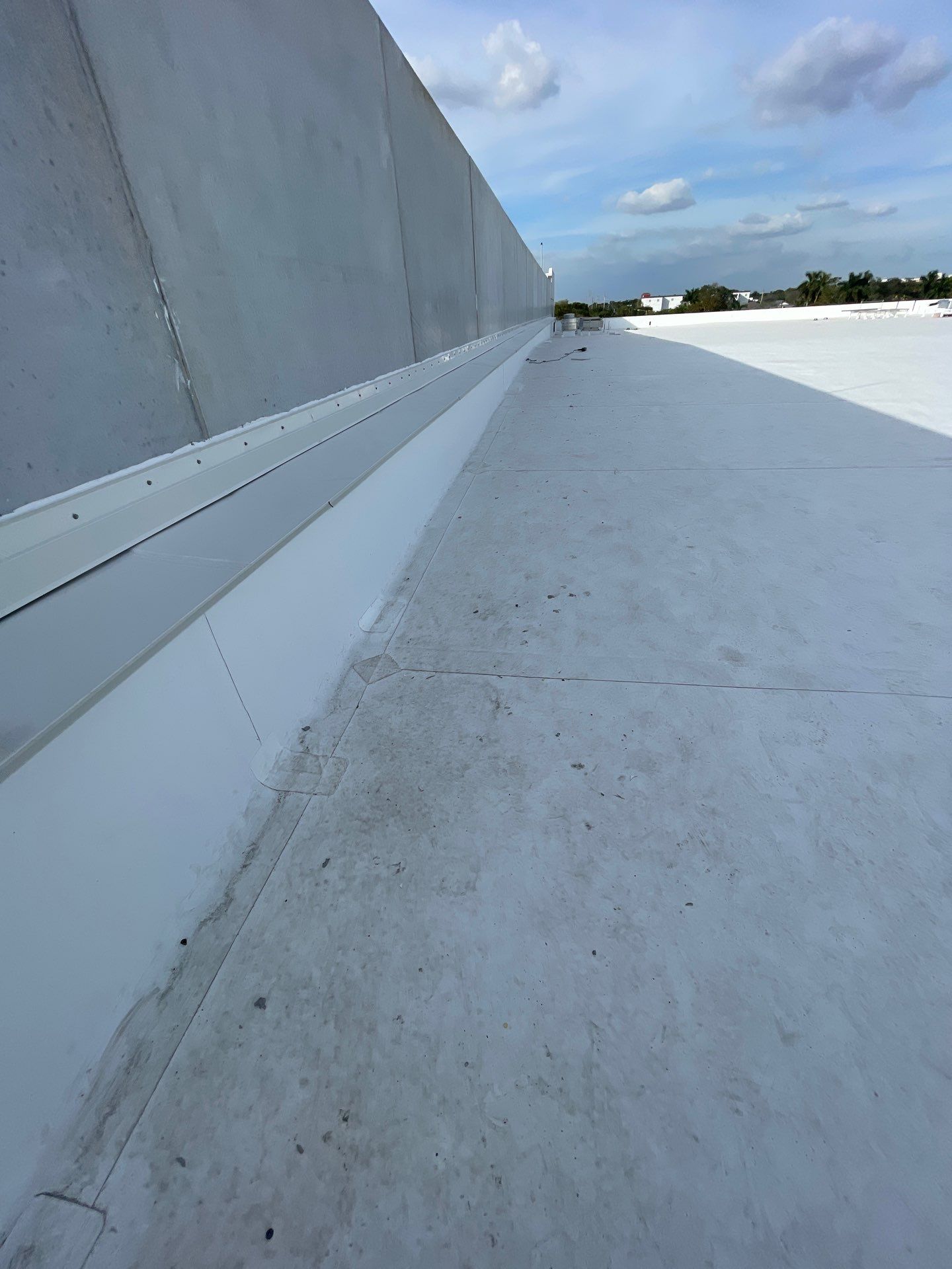 Commercial TPO Membrane Roof Installation at Pinecrest Educational Facility by AJF ROOFING INC