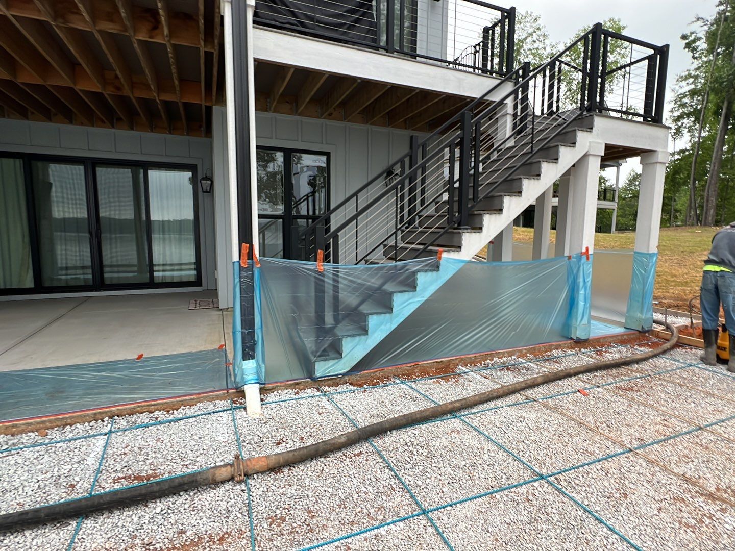 Stamped Concrete Patio by Xtreme Concrete Services