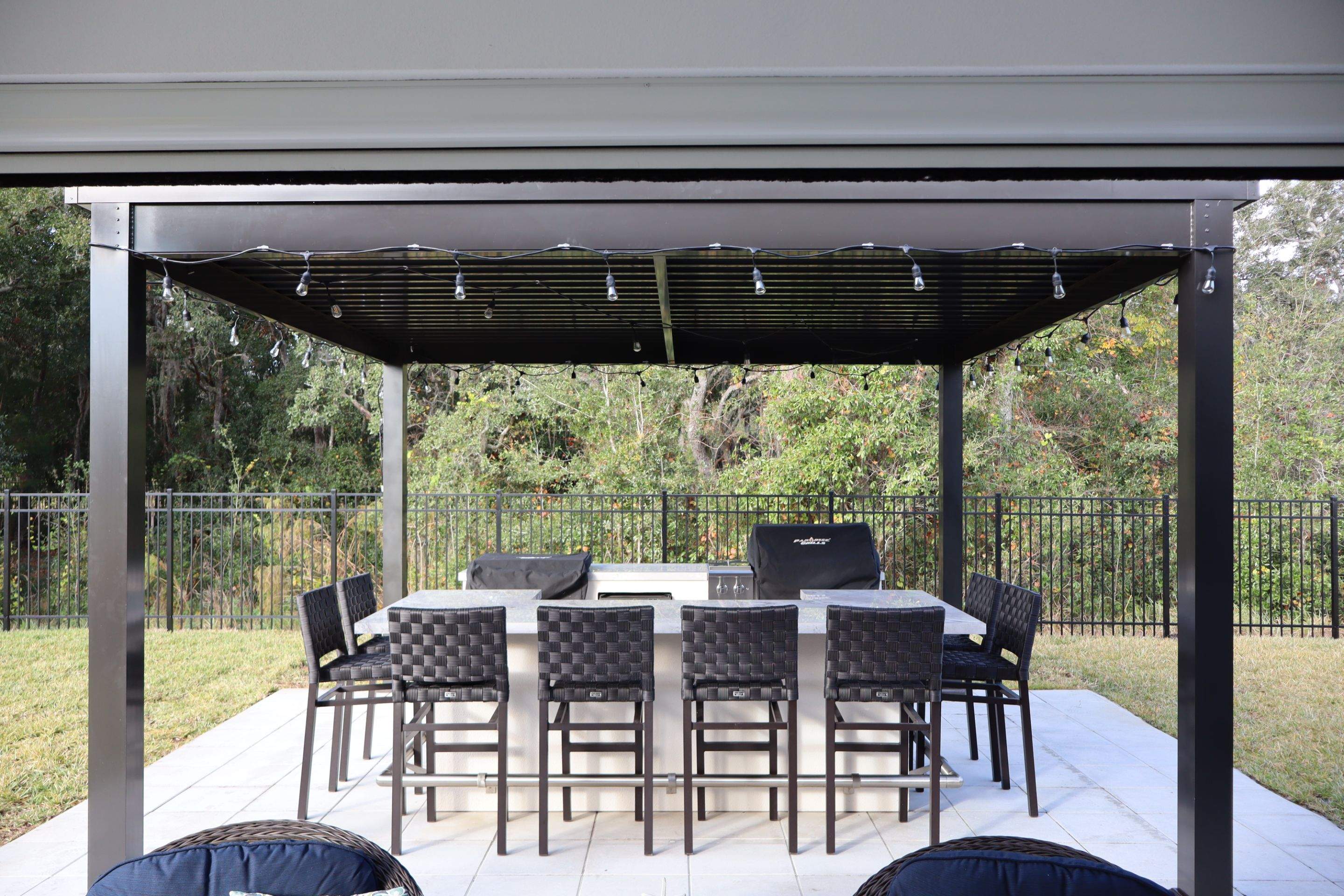 Free standing aluminum Pergola 15x15 by Orlando pergolas 