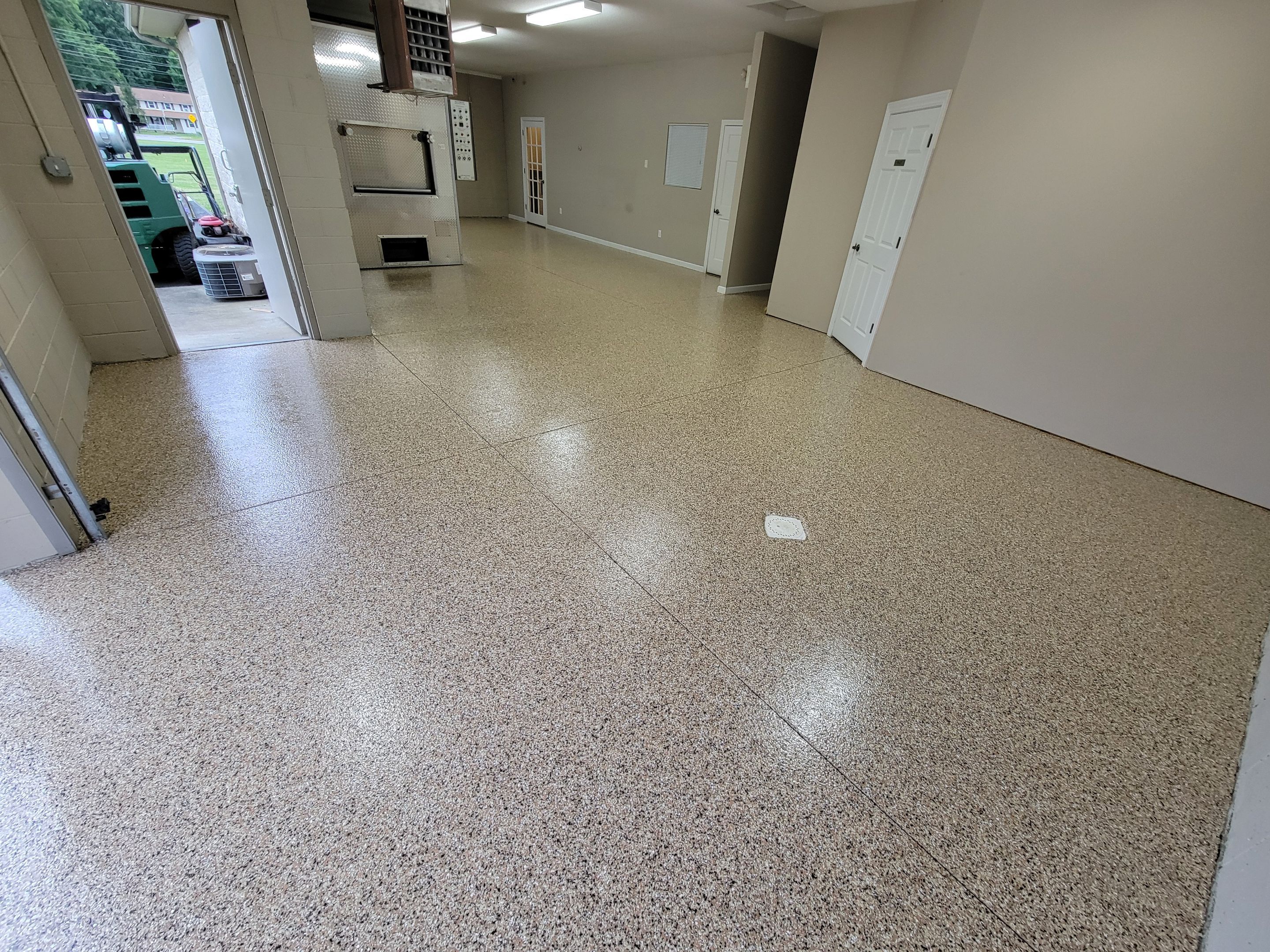 Cremation Area in Sandstone - Warren, OH by Alexander Concrete Coatings