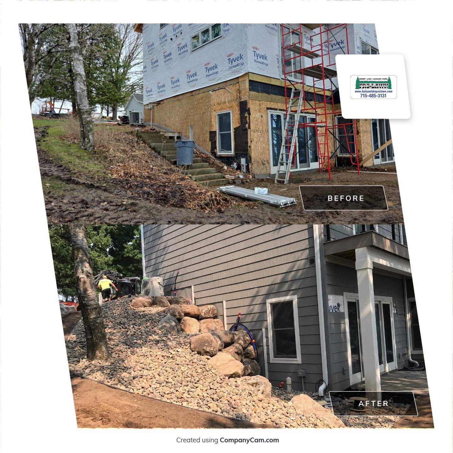 Boulder Walls/ Walkways/ Steps/ Sod Installation by Balsam Lake Pro Lawn