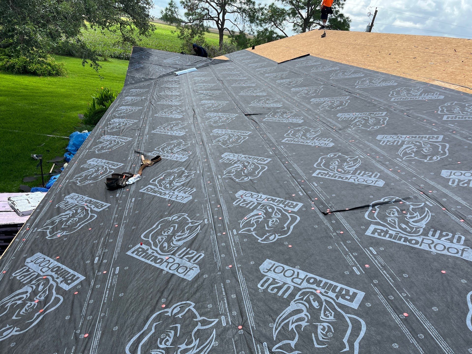 Residential Roofing Installation using Owen's Corning Duration (Lifetime) Shingles by Roof Repair Company