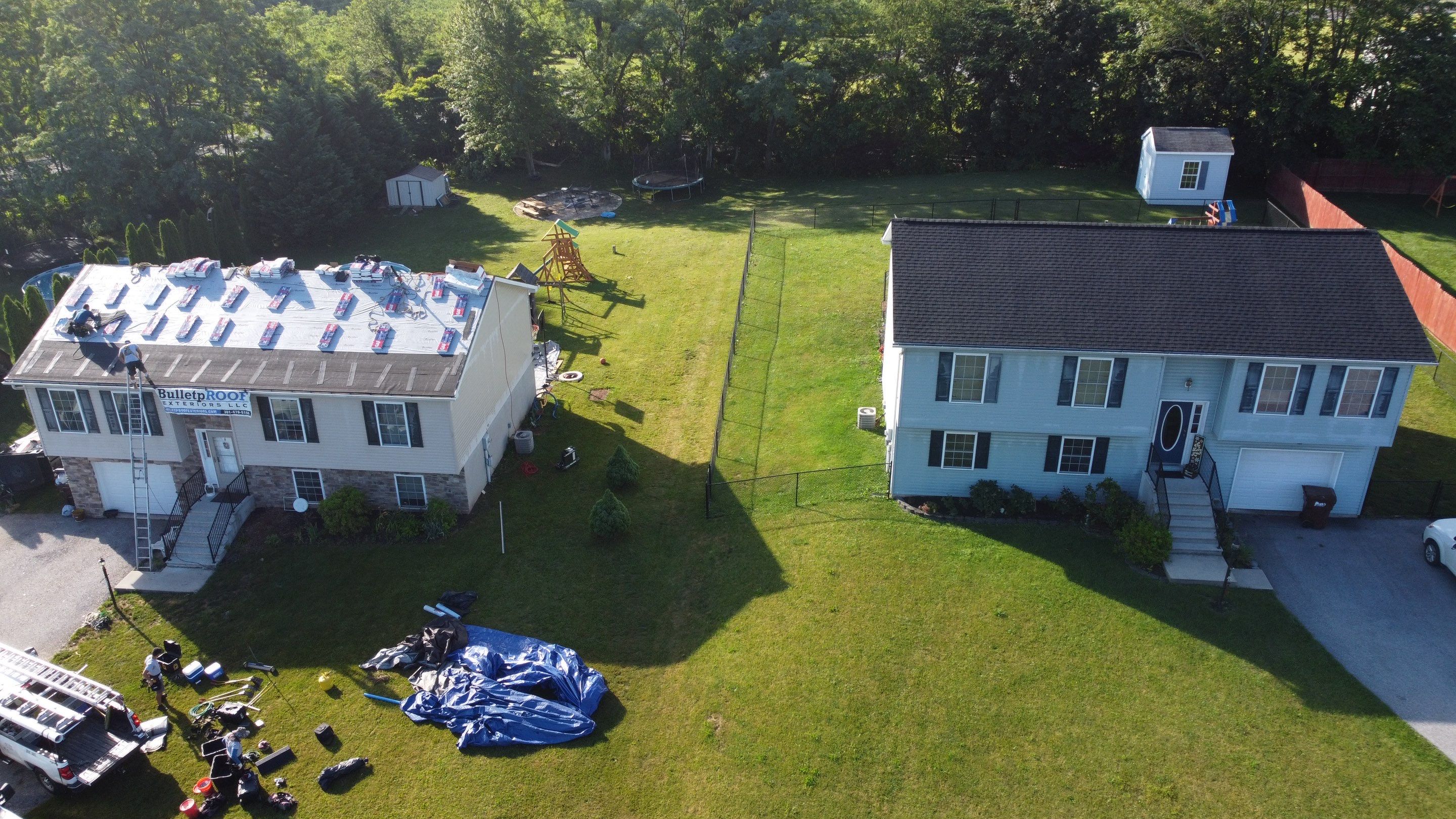 New BulletpROOF+ Lifetime Roofing System due to wind damage. by BulletpROOF Exteriors
