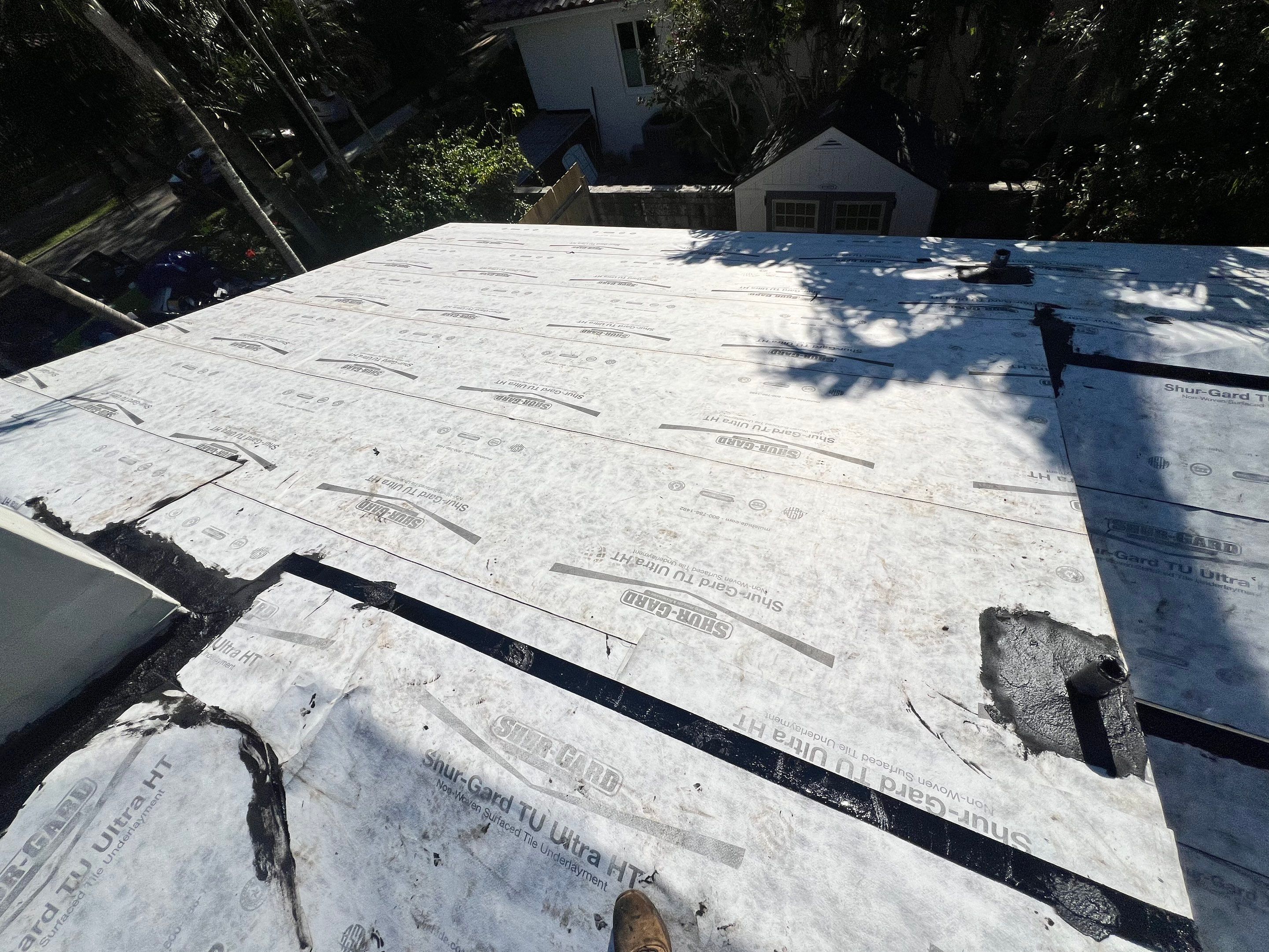 Chimney Roof Flashing Repair and New Roof by The Goat Contractor ( Giampri Corp)