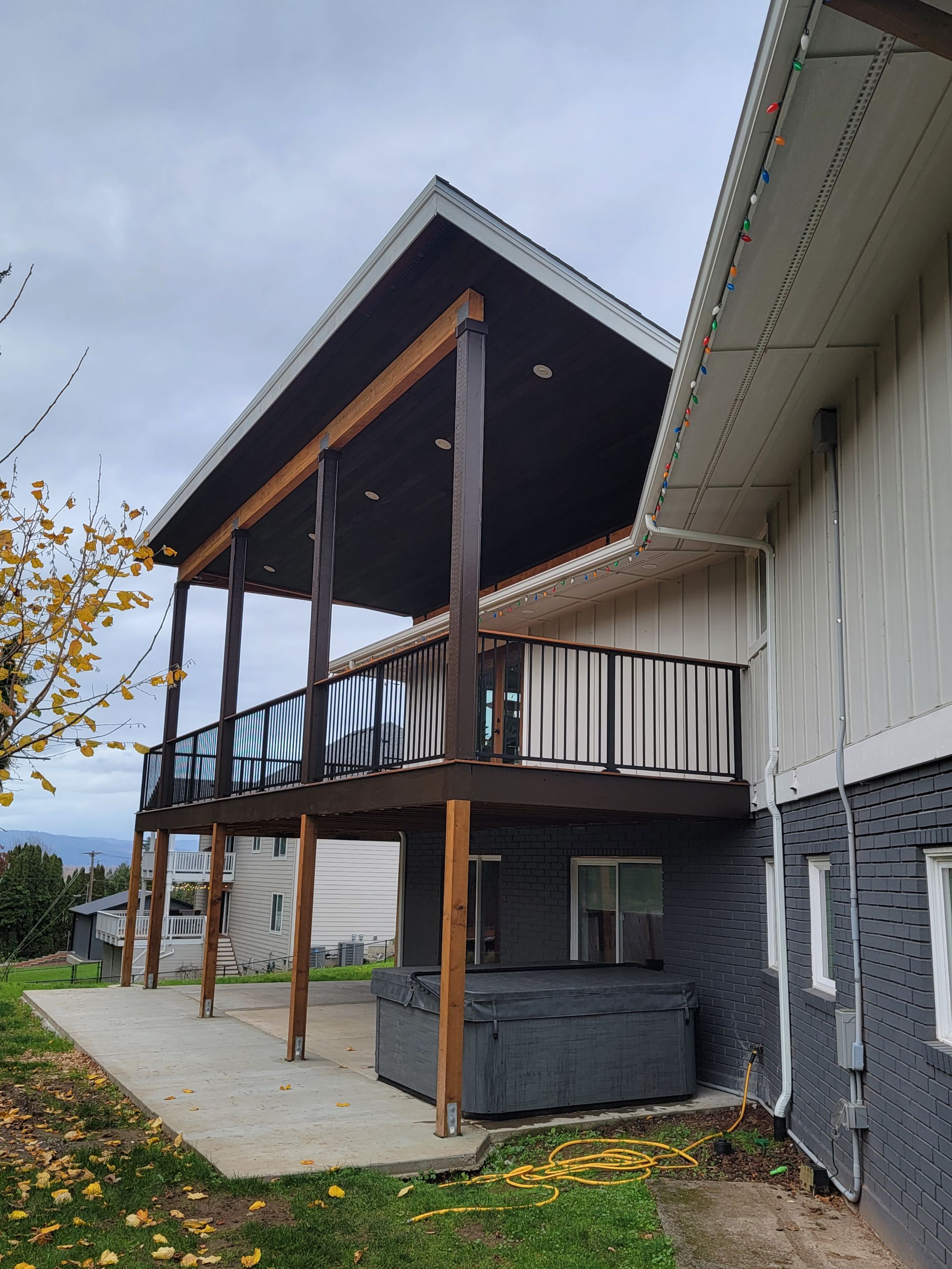 Full Modern Deck & Patio Cover Remodel w/ Ipe Hardwood Decking by Crm Services Llc
