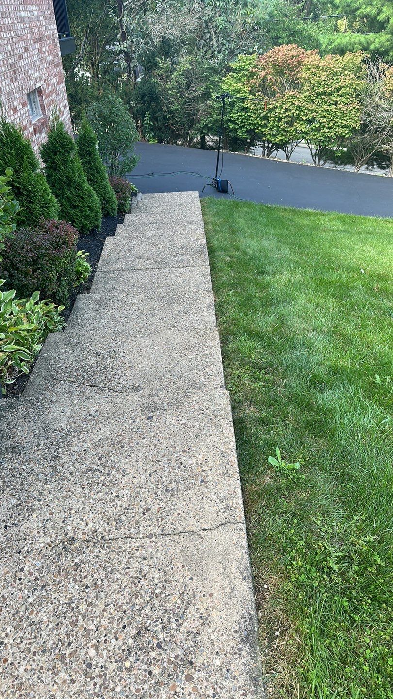 Twilight Garage, Walkway and Porch Project in Pittsburgh by Floors in a Day, Inc