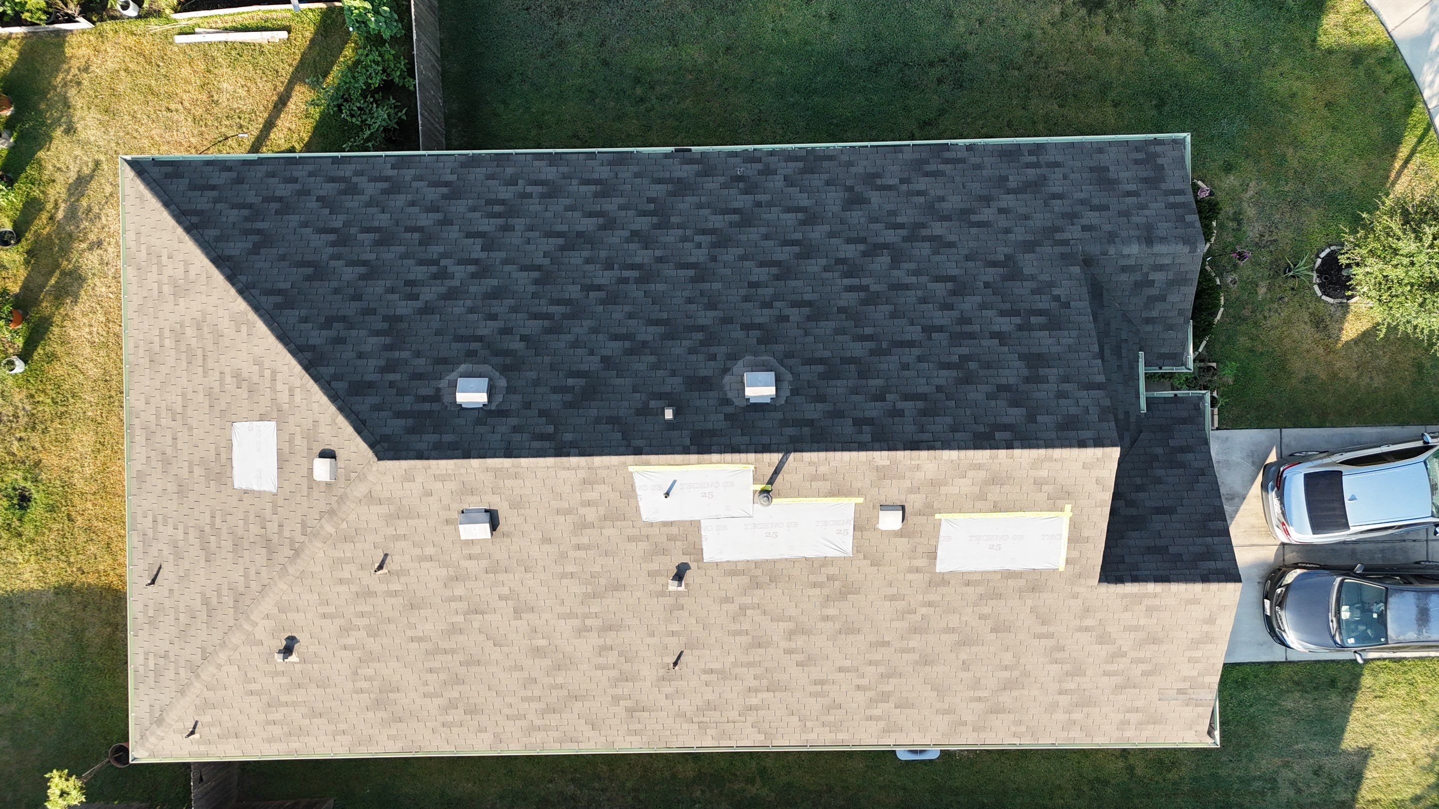 Roof Replacement completed after Insurance approval in Tomball by Core Four Roofing