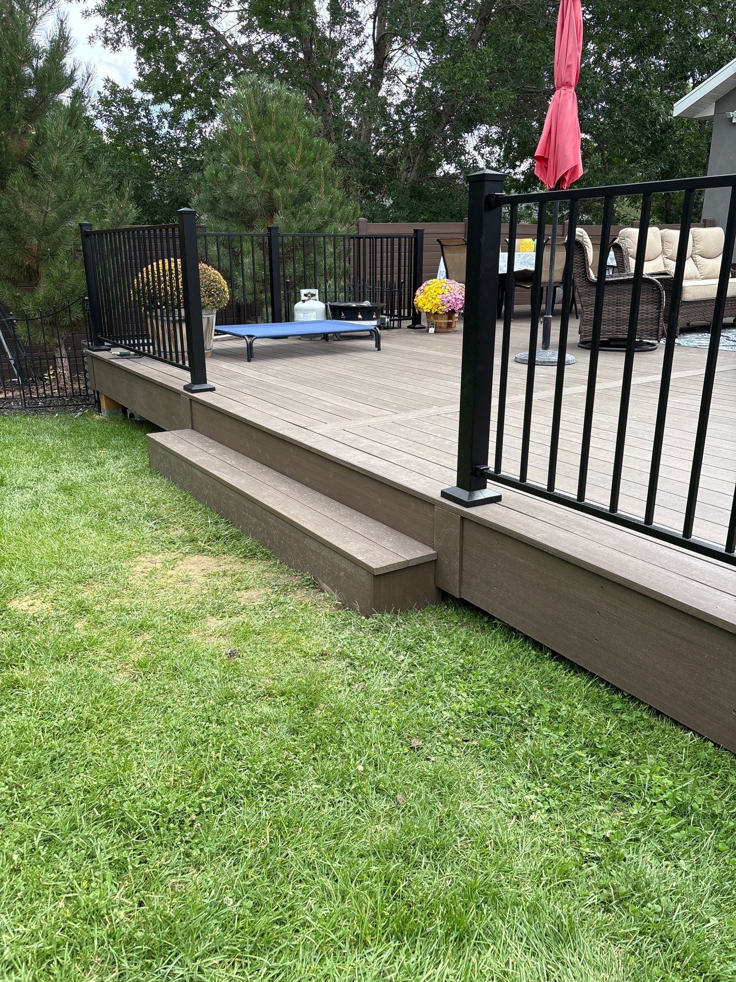 Deck Build Over Concrete Patio by SAGE Decks