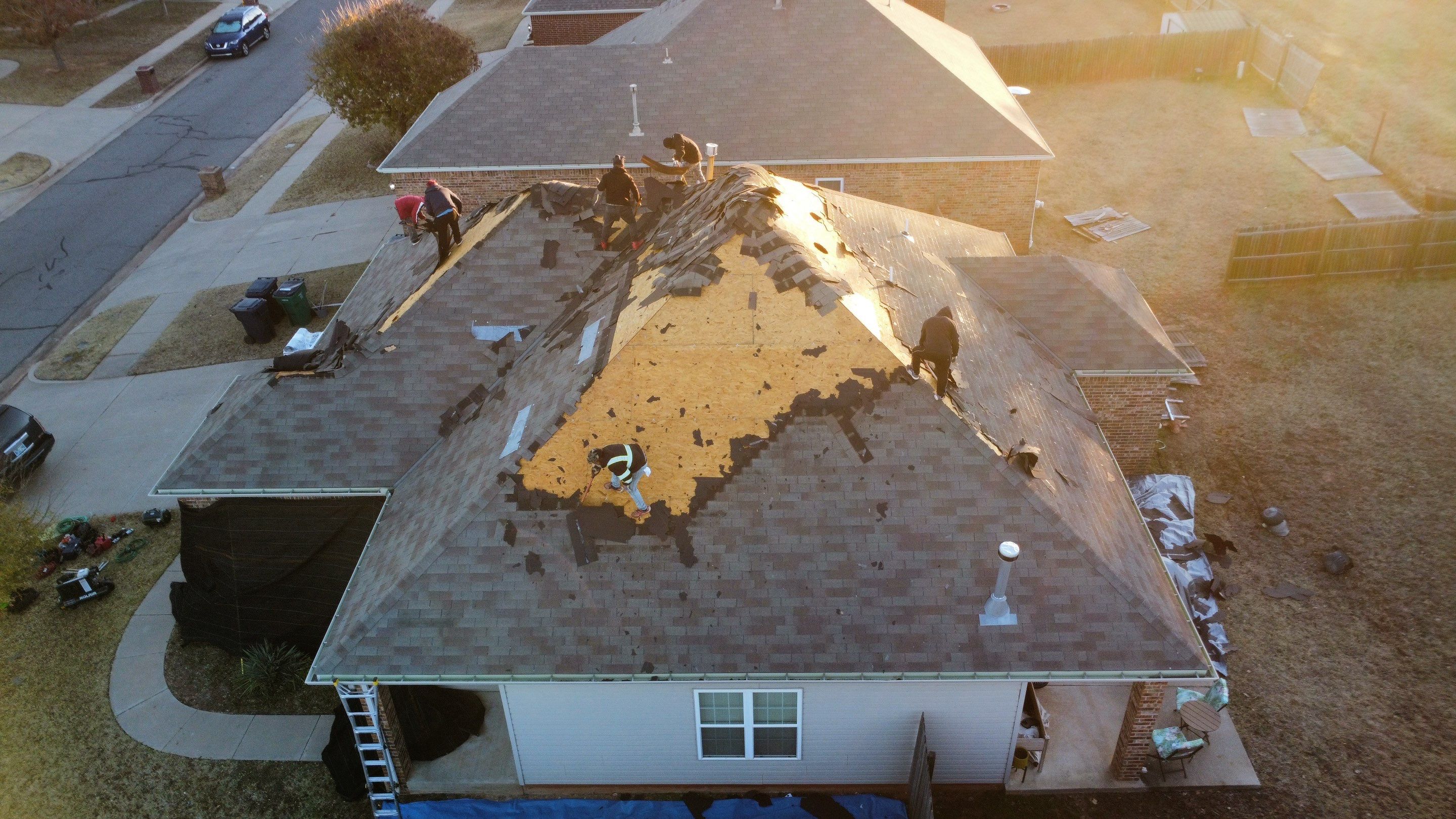 Install of Roofing system after tornado in oklahoma city! by Icon Roofing And Construction