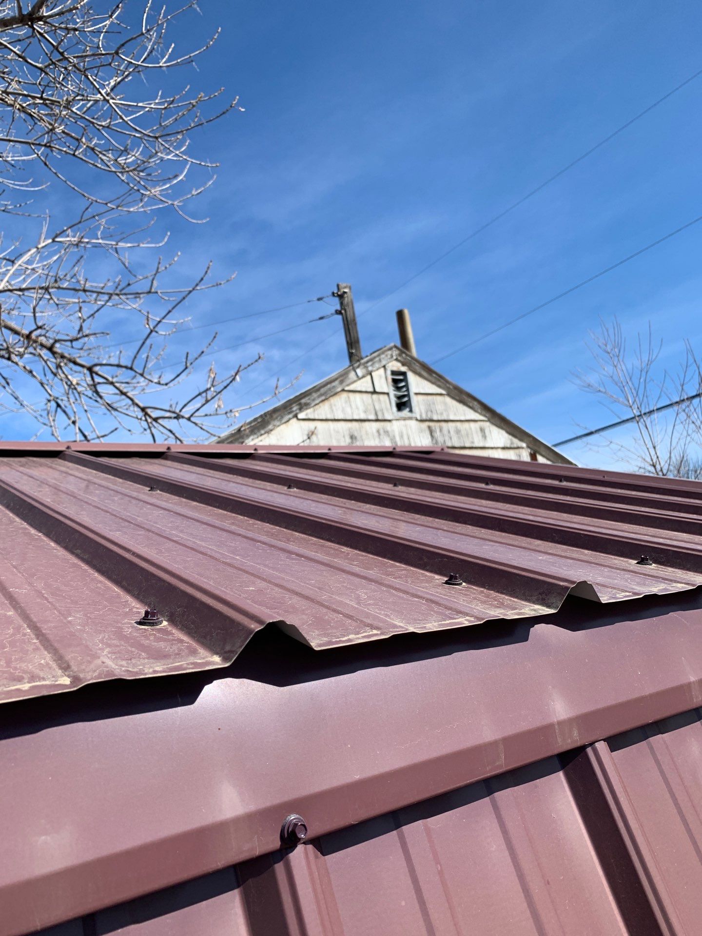 Residential Roof Project Using Metal Roof In Chinook, Montana by swagg construction