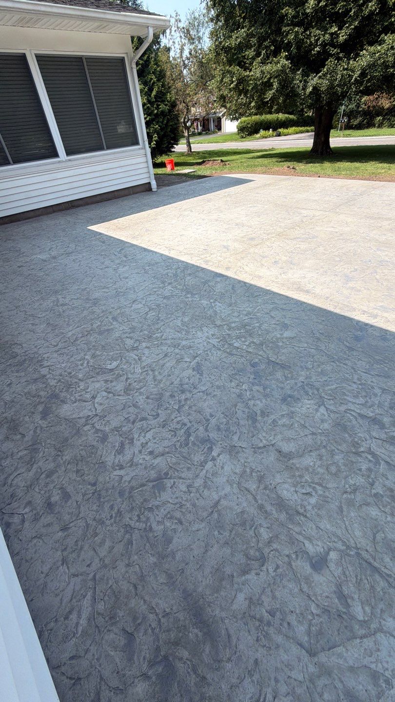 Fairport Oxford Slate Patio by NG Masonry & Construction LLC