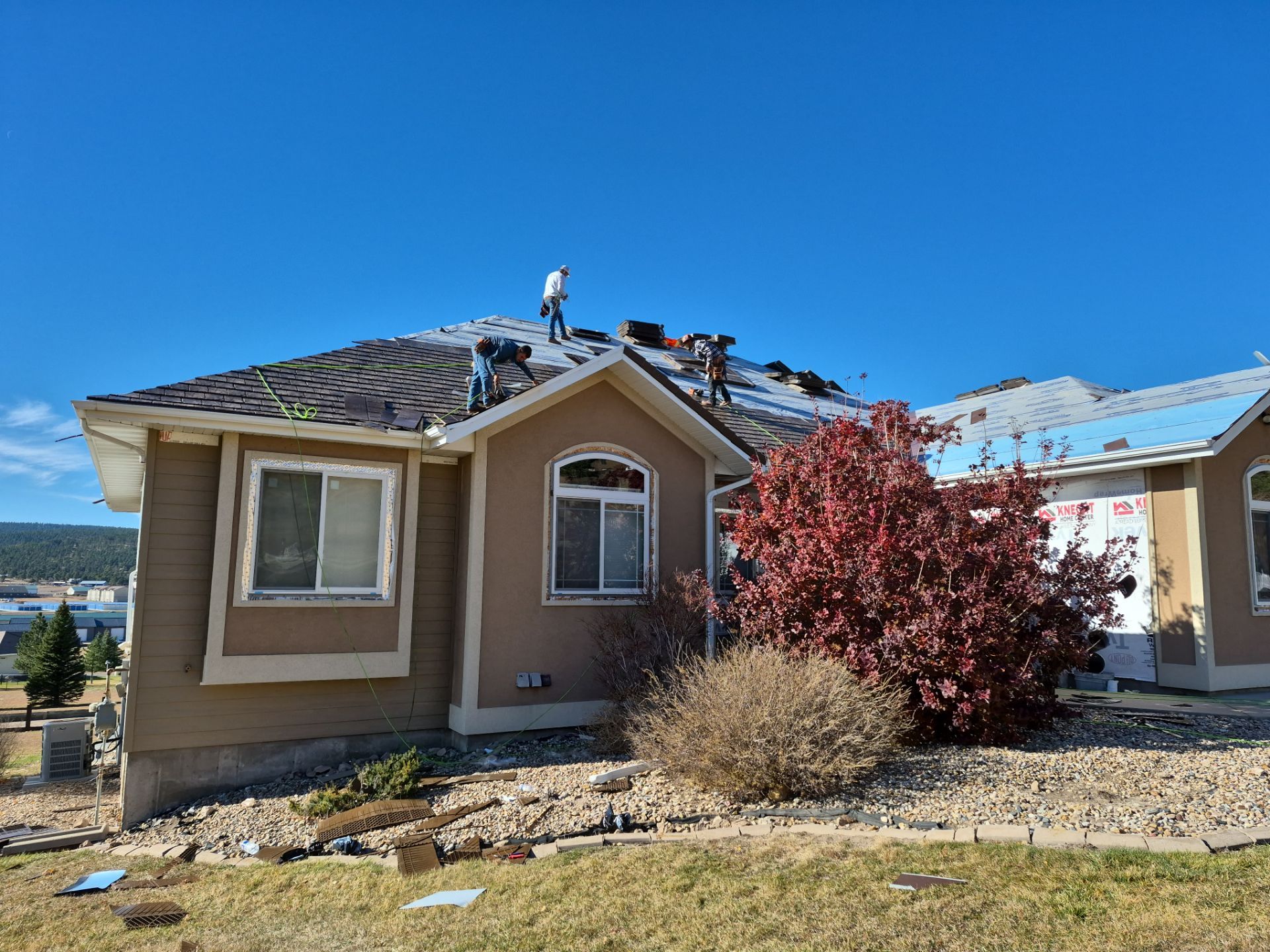 Upgraded From Concrete Tile to Euroshield Vermont Slate by Weather-Tite Exteriors LLC