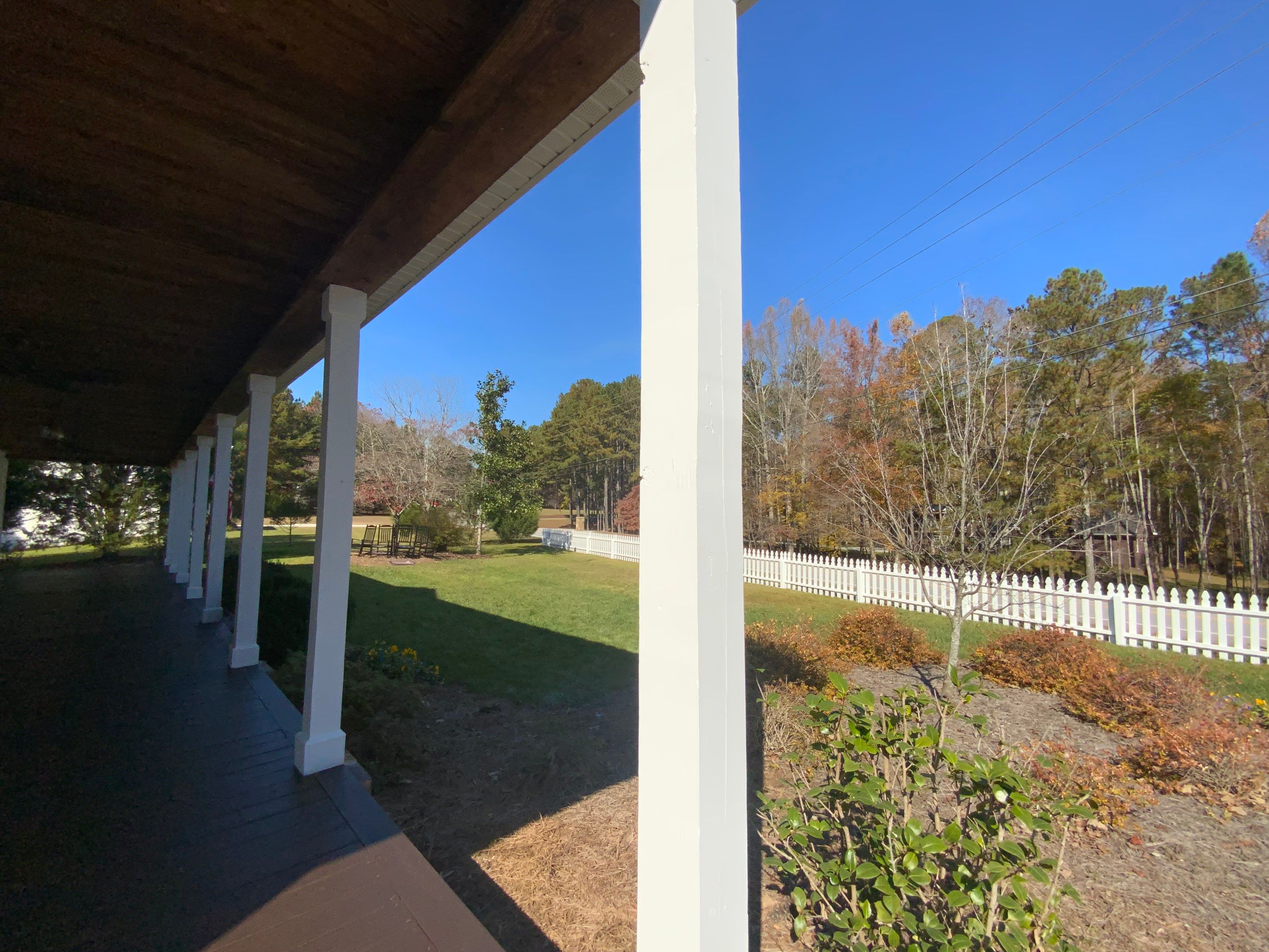 Exterior Trim Painting and Dark Deck Staining in Acworth by Swift Home Renovations