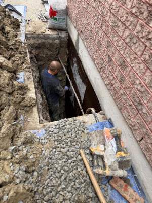 Foundation Waterproofing and Exterior Crack Repair in Brampton