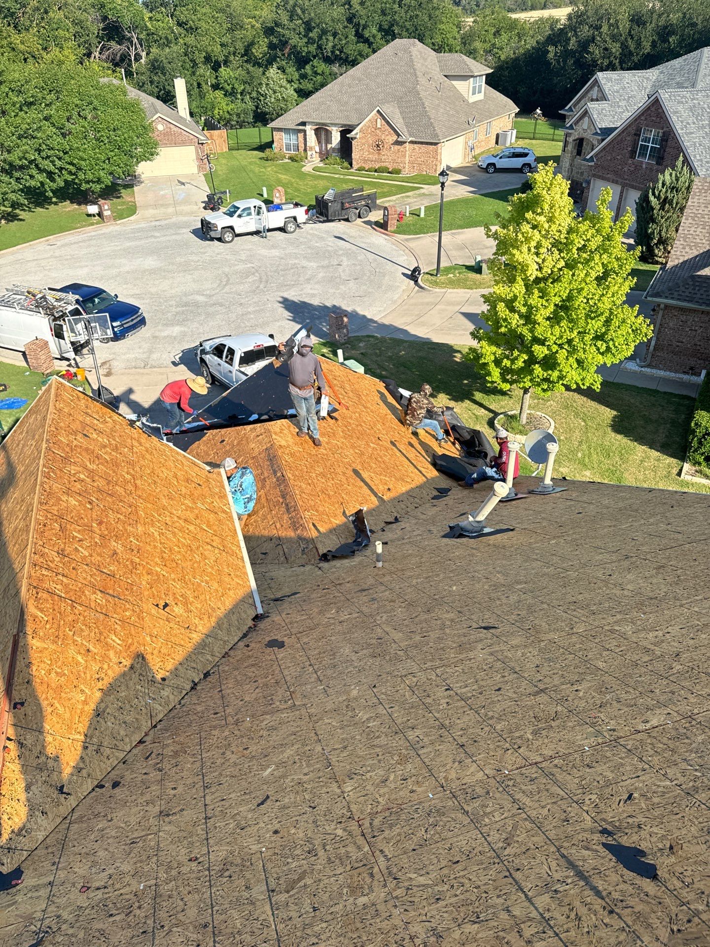 Project in Weatherford by Lonestar Roofing and Restoration LLC.