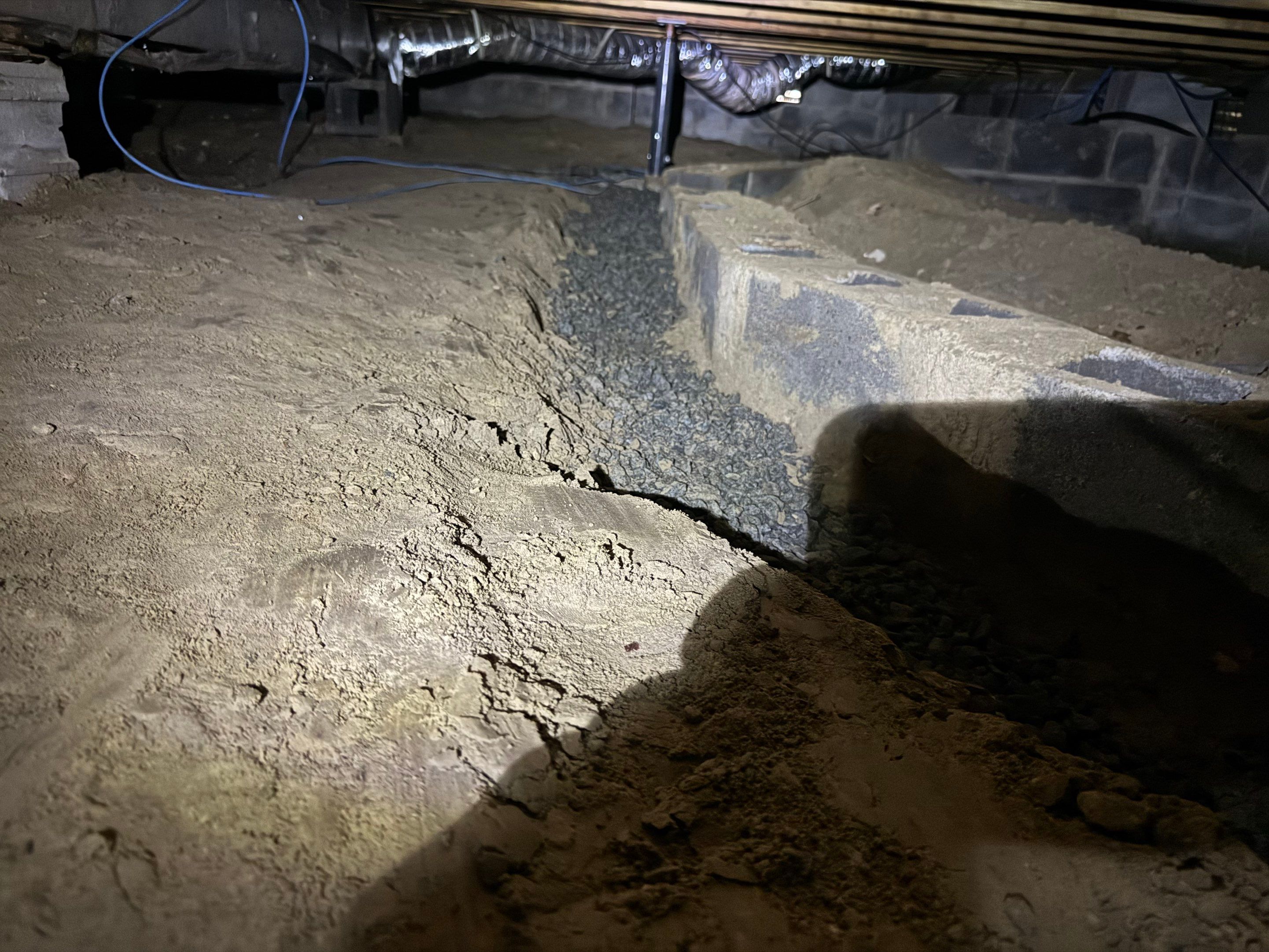 Project in Carrsville by Patriot Crawl Space Repairs