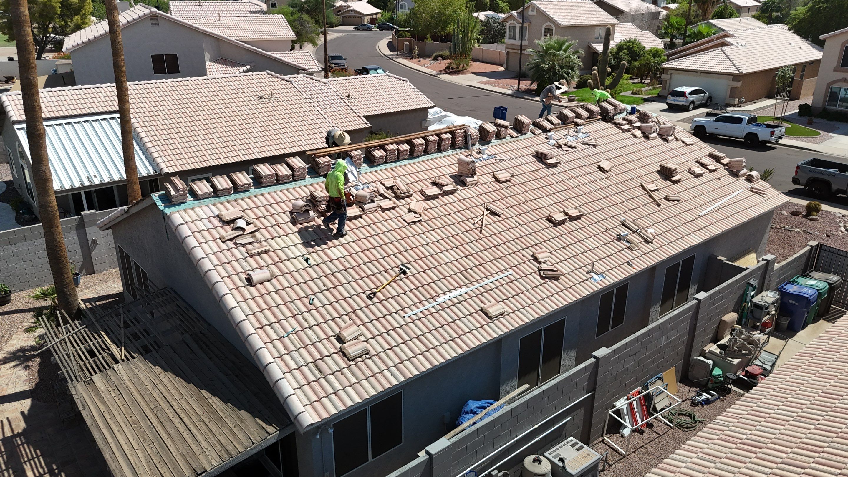 Project in Mesa, AZ by Saint Roofing