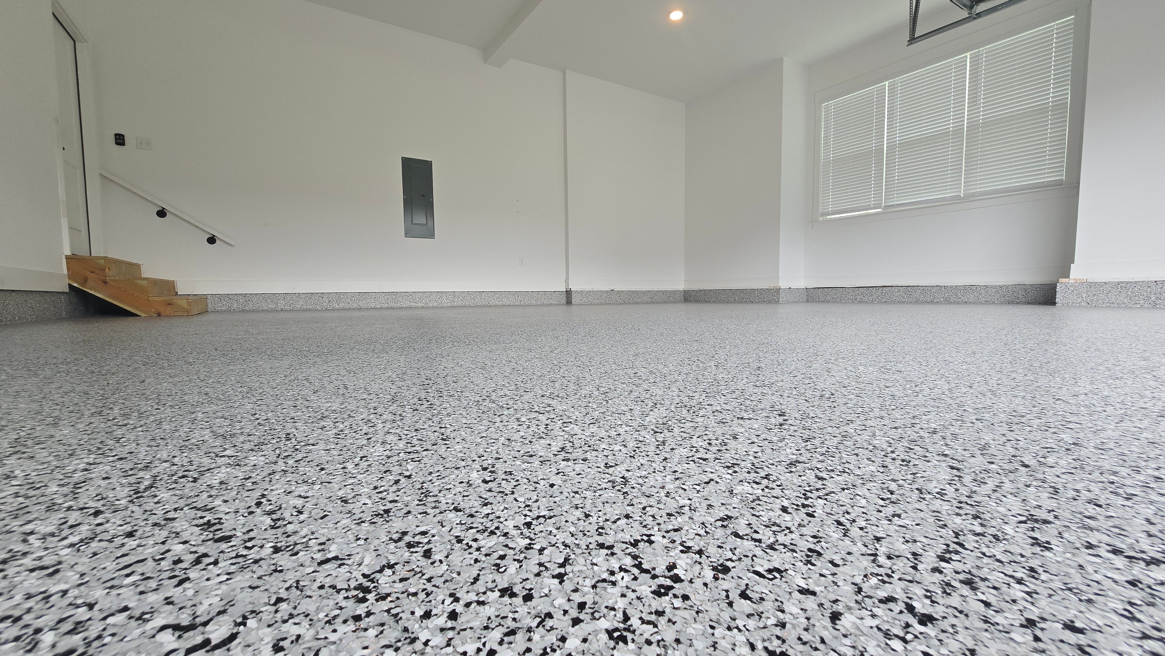 Garage Using Flake by Elite Floor Solutions