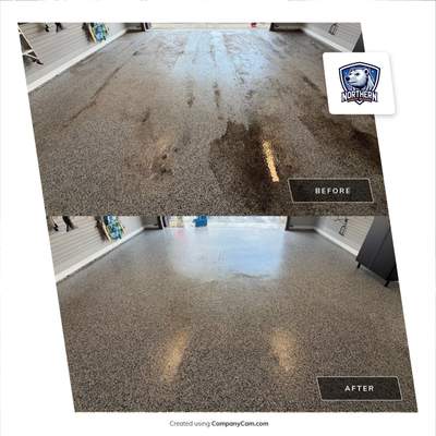 Epoxy Garage Floor Cleaning