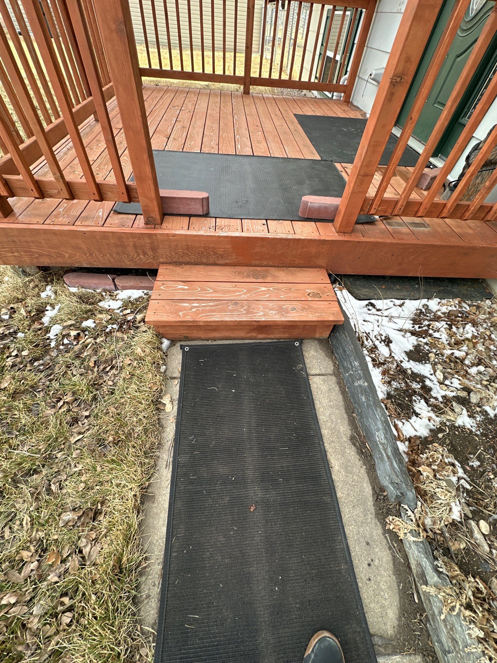 Deck Installation using Trex by Weather-Tite Exteriors LLC