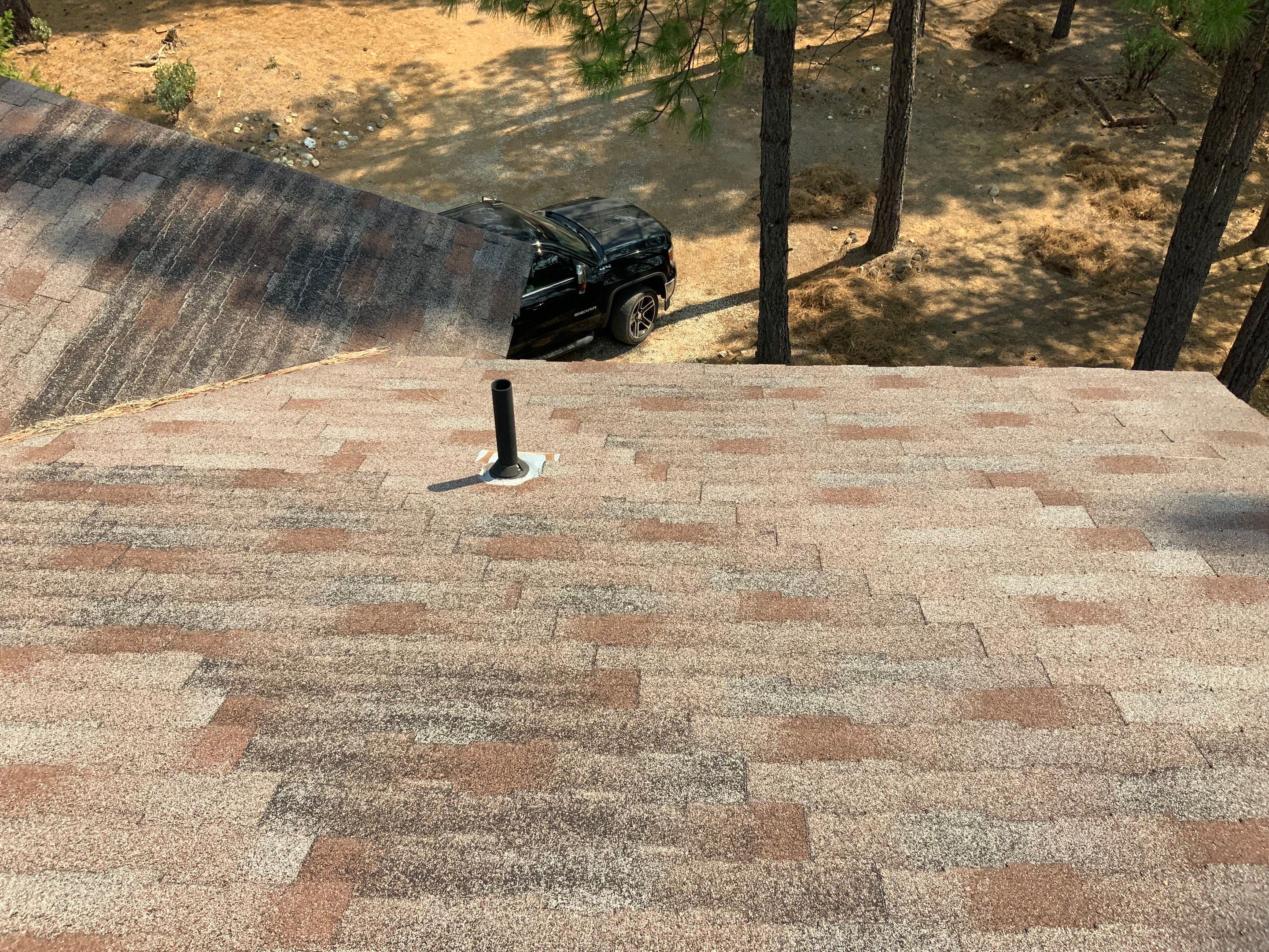 New Roof and Ground-Mount Solar by Byers Enterprises 