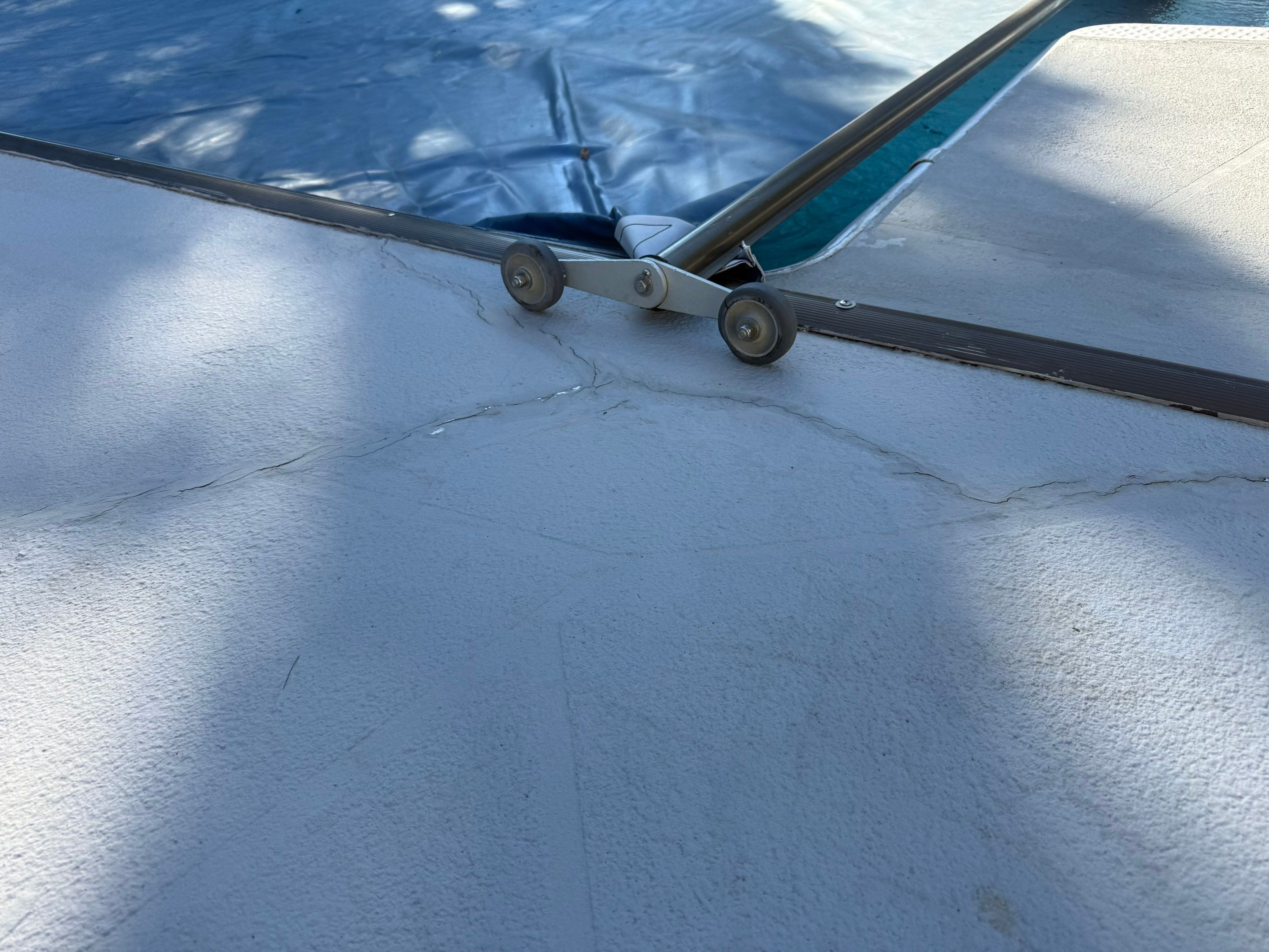 Residential Pool Deck Resurfacing in Sioux Falls by Select Painting, Coatings & Garage Cabinets