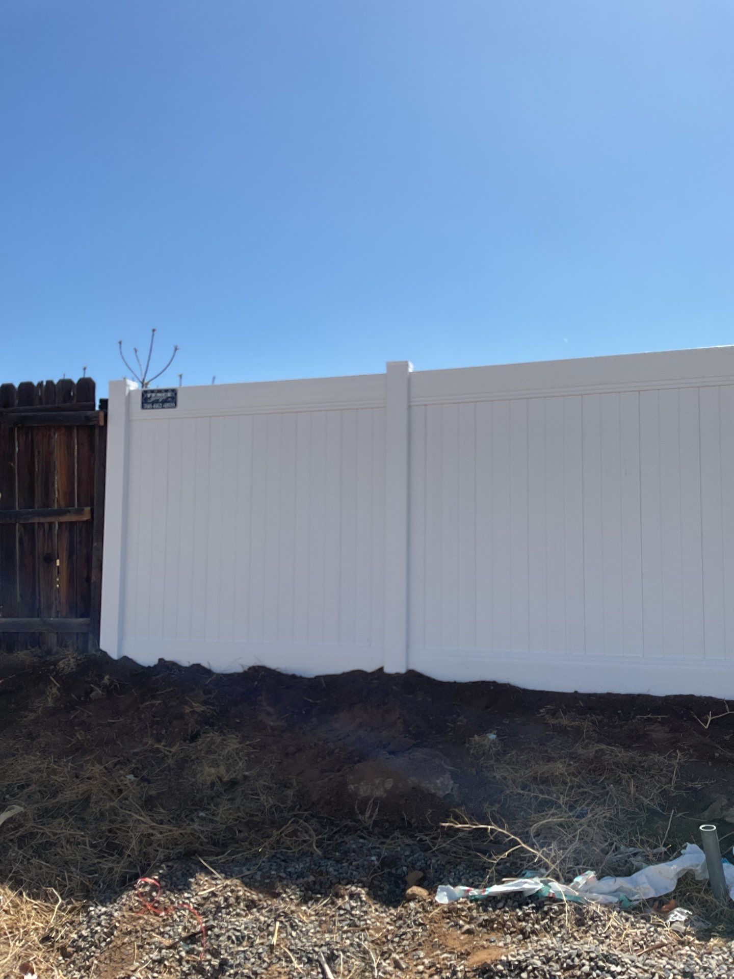 Fence Installation using Vinyl by Fence Guys Inc. 