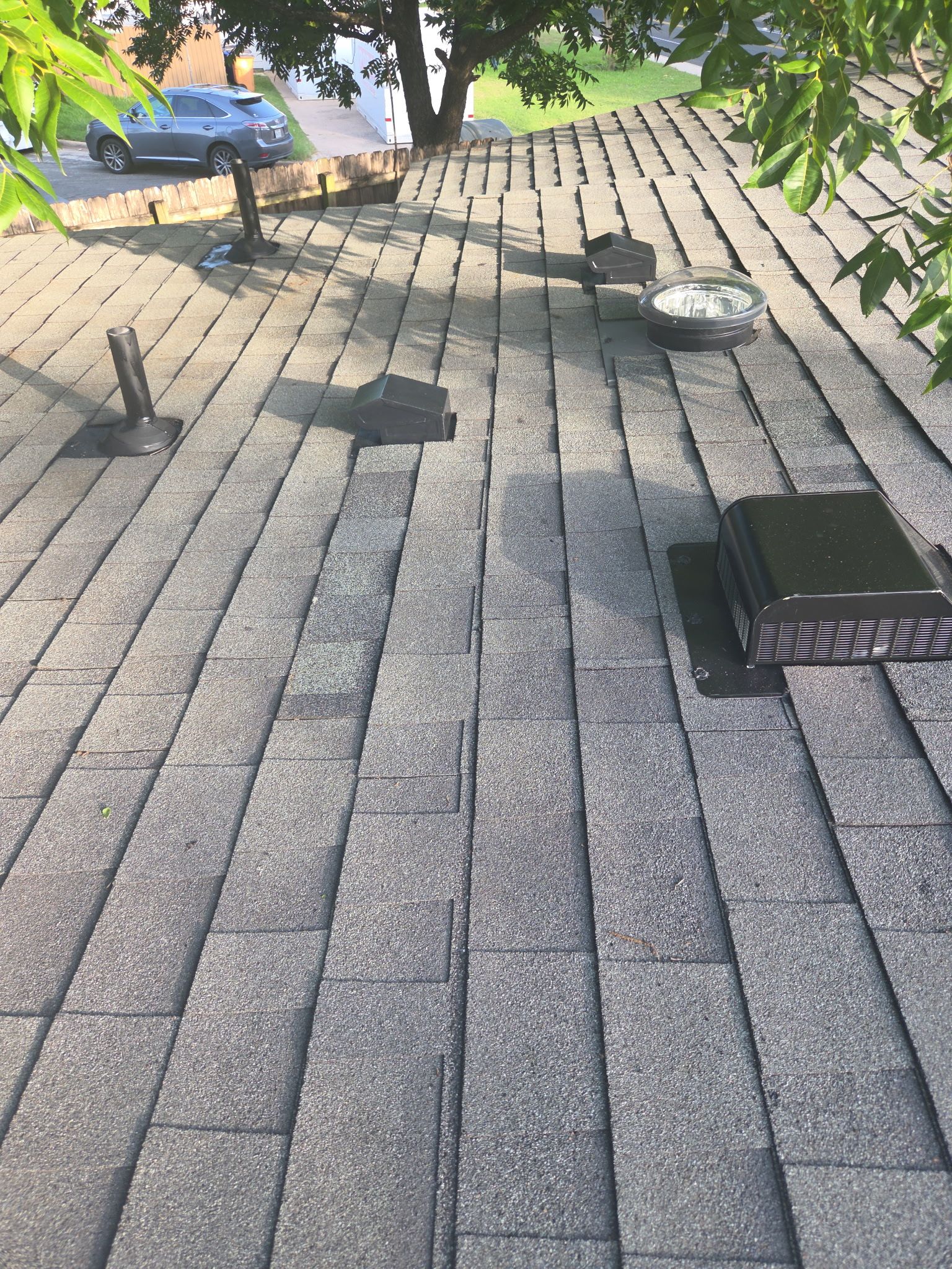 New skylights and a clean roof by REPS OF TEXAS