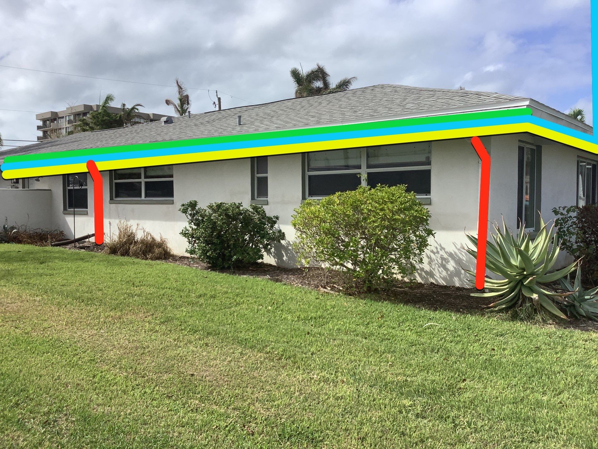 Soffit and Fascia, Splash Guard Installation in Siesta Key FL by Gutter Professors