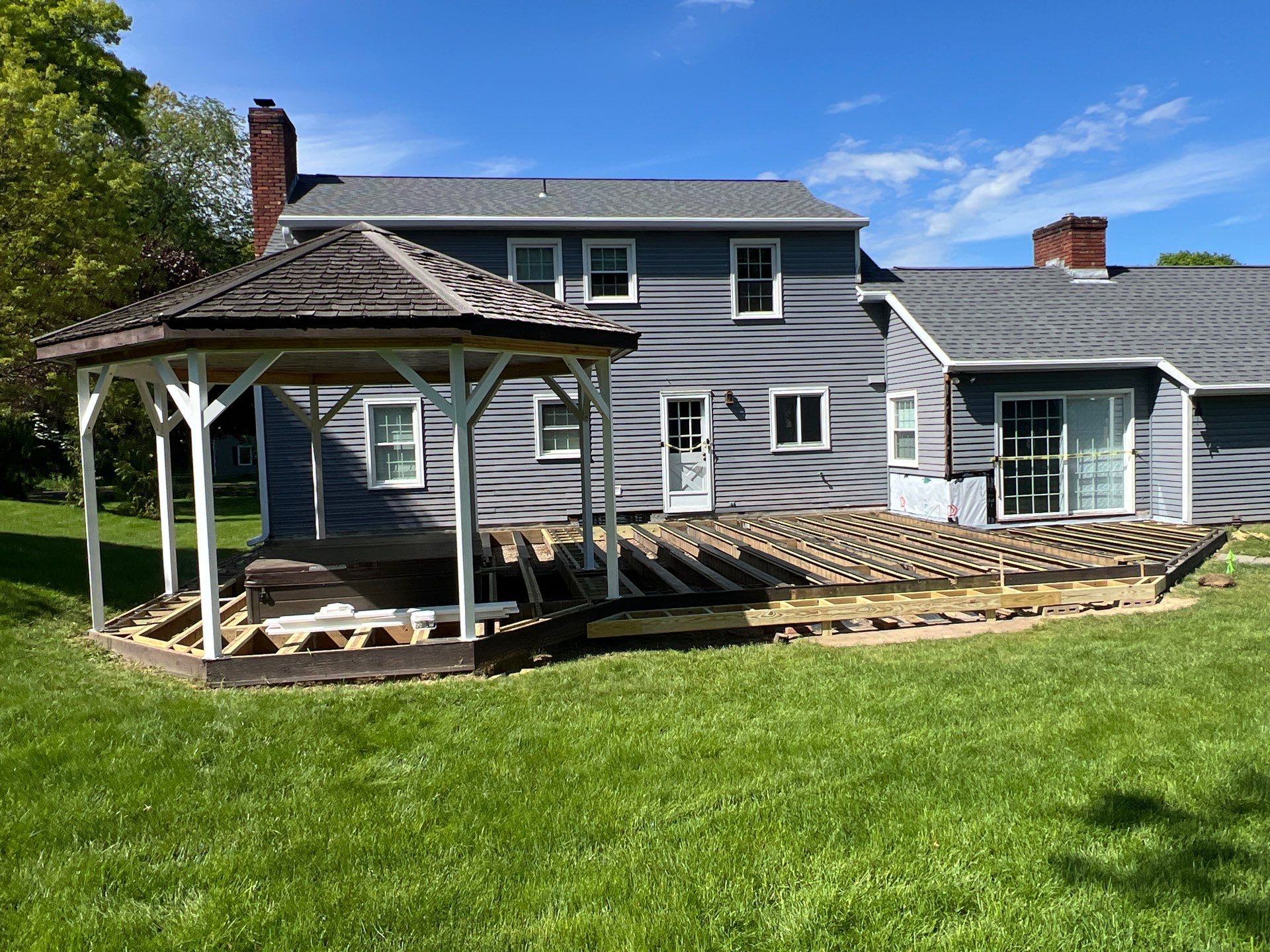 Deck Repair using Trex Select Decking by Chagnon Building & Remodeling LLC