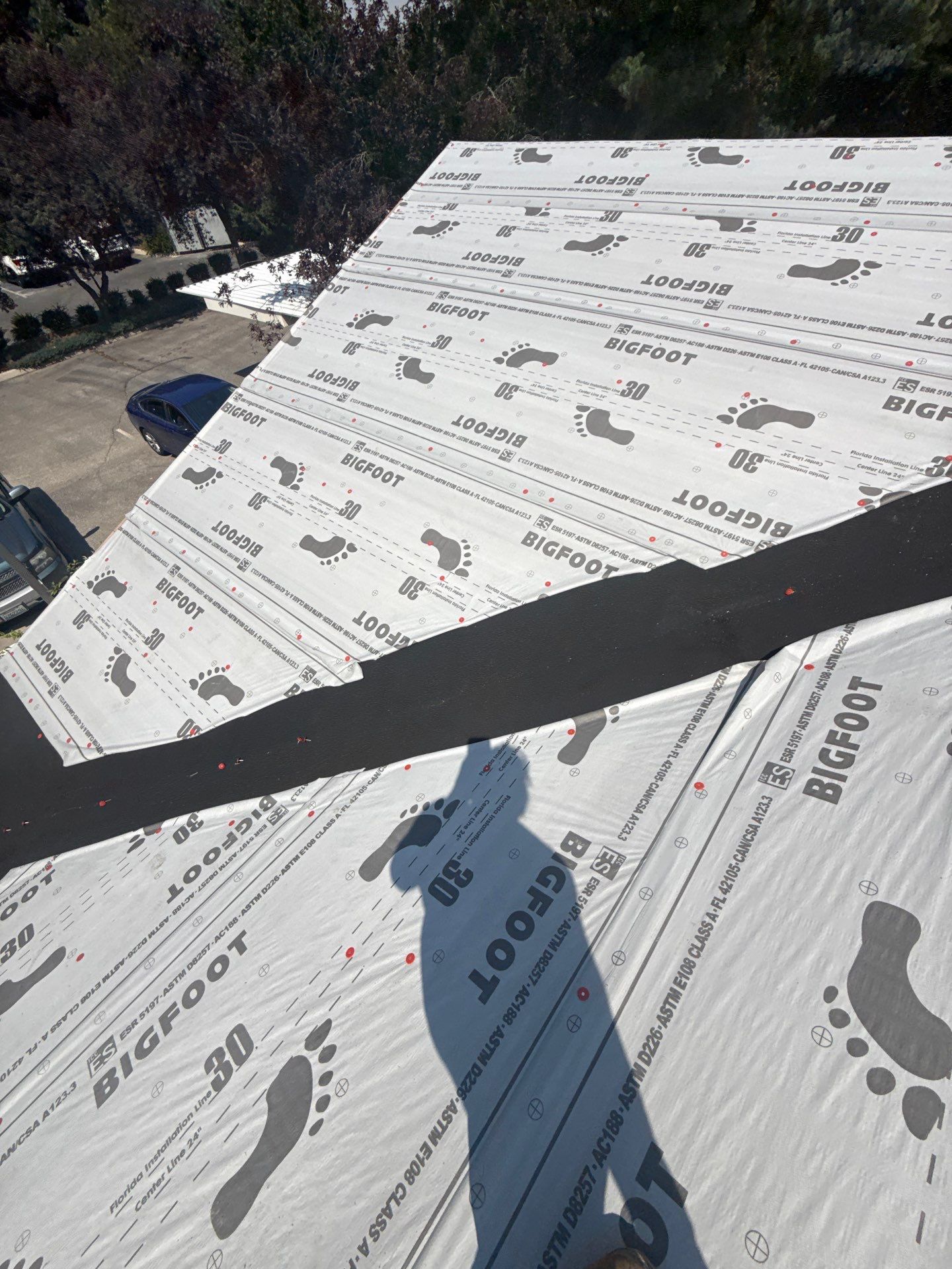 Boise Commercial Roof Replacement with Brown Architectural Shingles by Olive Roofing