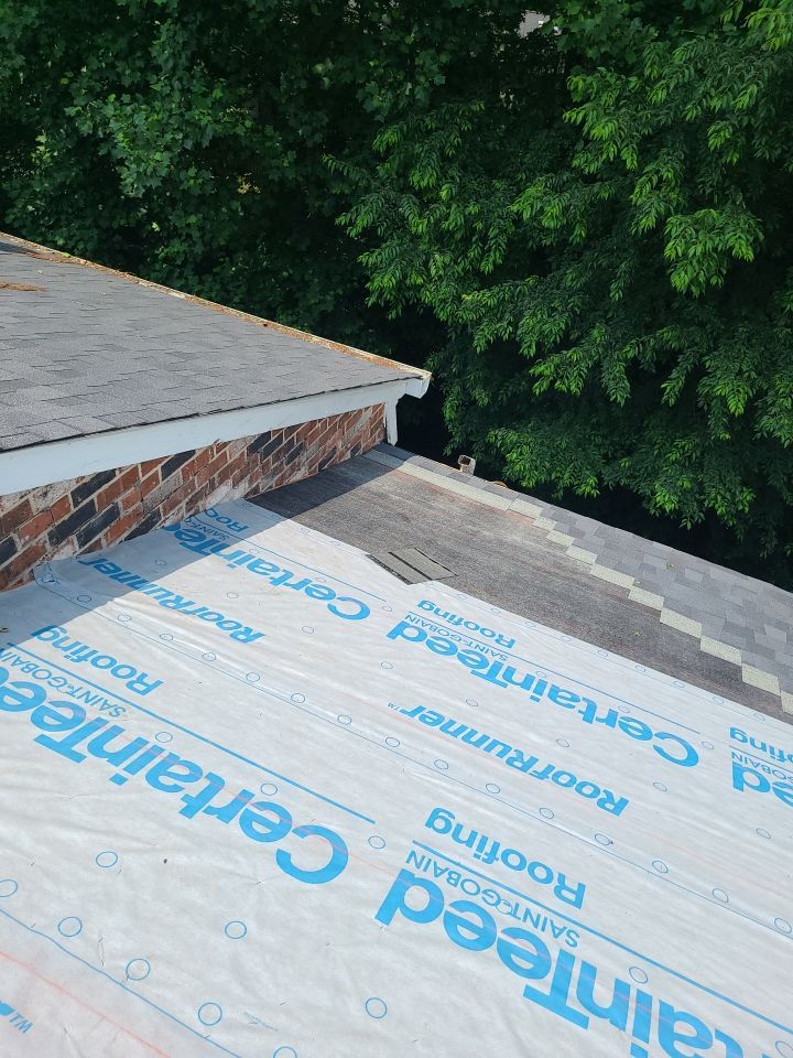 Reston: CertainTeed Landmark Pro Architectural Shingles in Max Def Moire Black by RM Banning, Inc.