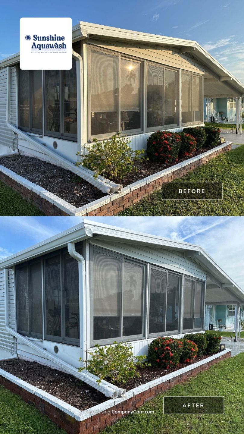 🏡 Mobile Home Soft Wash – Colony Cove, Ellenton, FL by Sunshine AquaWash