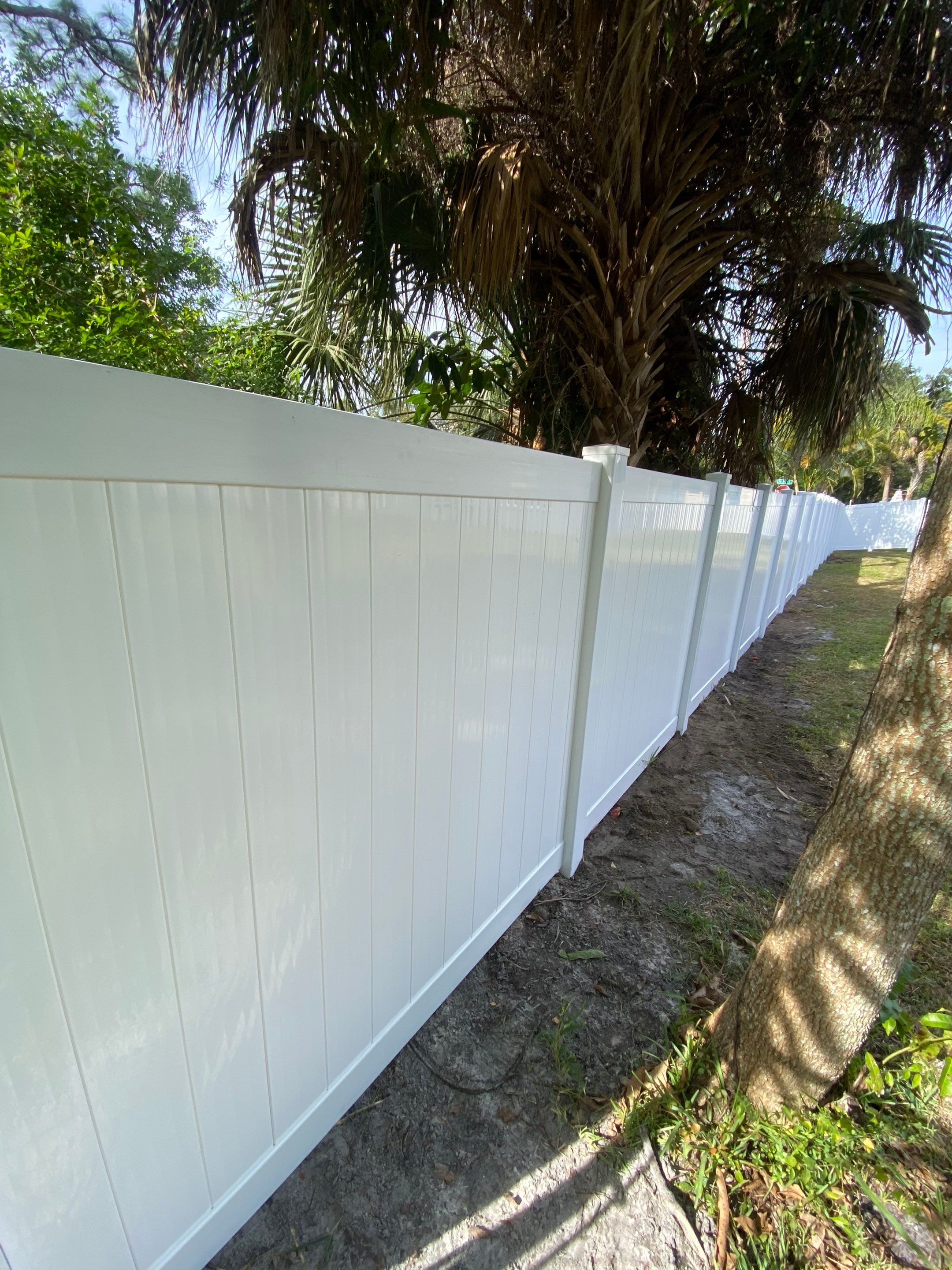 Bradenton, FL 6 ft. Tall White Vinyl Privacy Fence  by Asap fence and gates, LLC