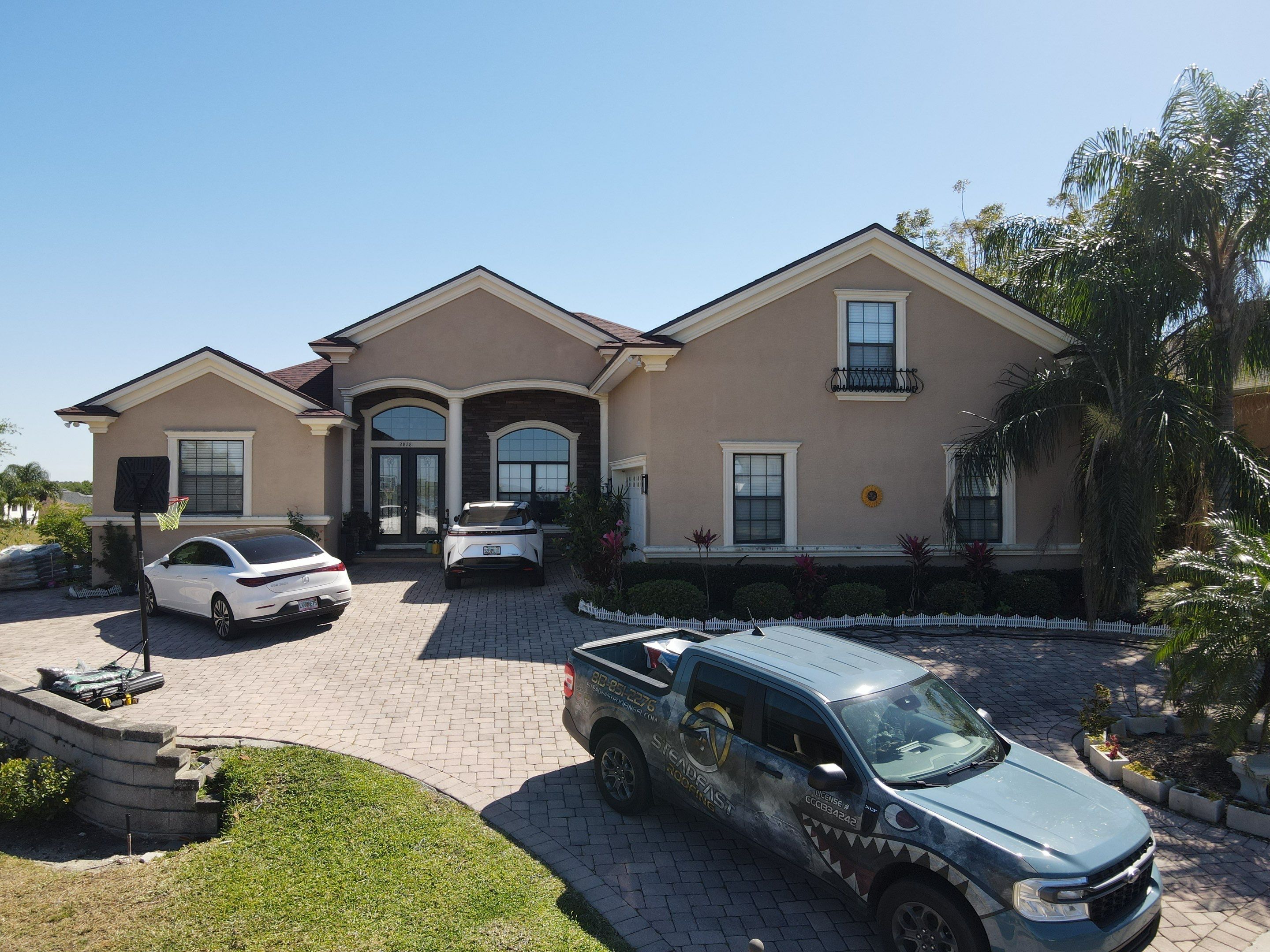 Roof replacement in Lakeland, FL. by Steadfast Roofing