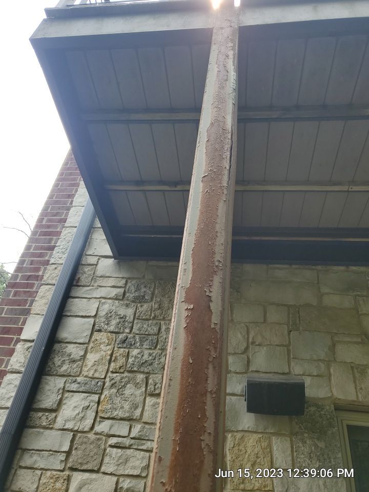 Highland Park, IL Bluestone, concrete,  Trex deck cleaning by Northern Power Washing LLC.