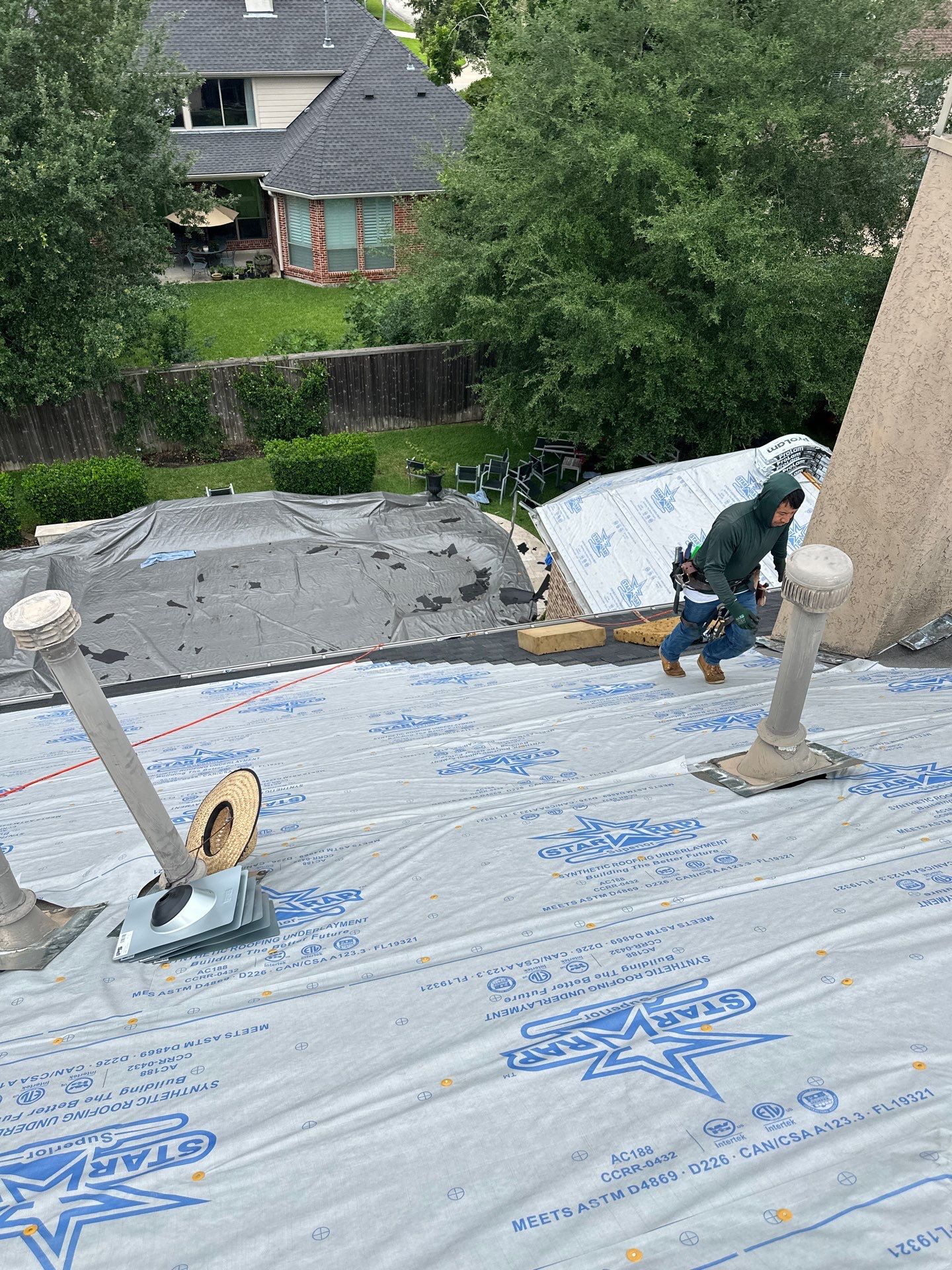 Project in Spring by Motion Roofing