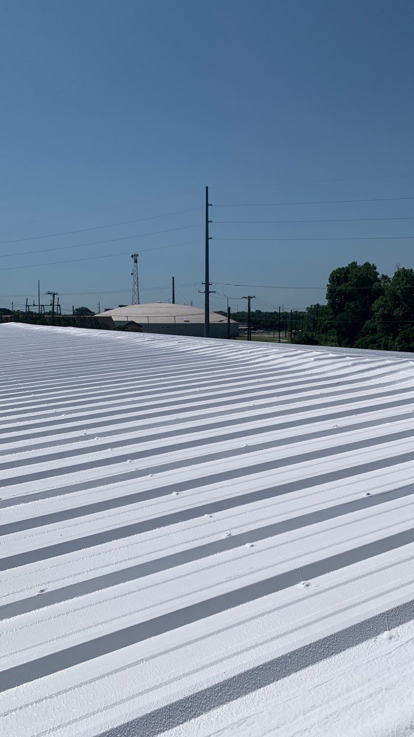 Foam & Metal Roof Restoration – Thermo Sensors (Garland, TX) by All Star Roofing LLC