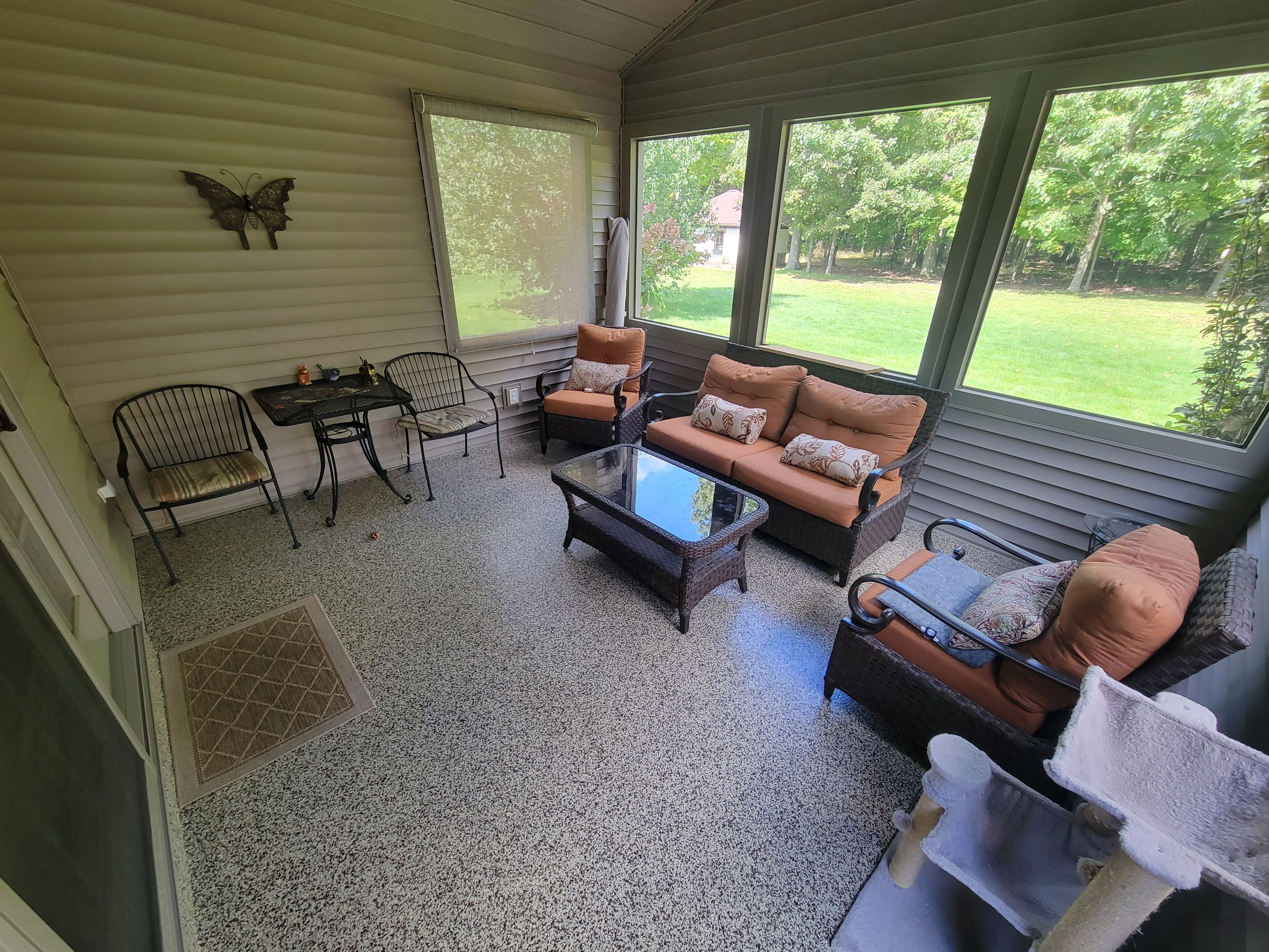 Sunroom in Cordwood - Poland, OH by Alexander Concrete Coatings