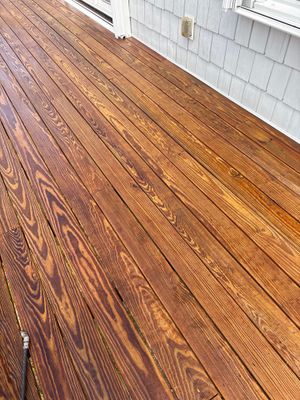 Deck using Wood Sealant