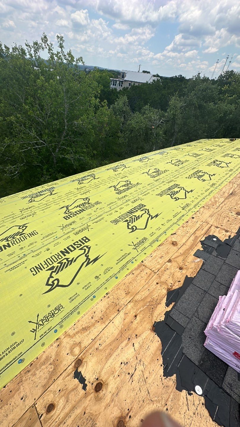 Canyon Lake Roof Project by Bison Roofing  