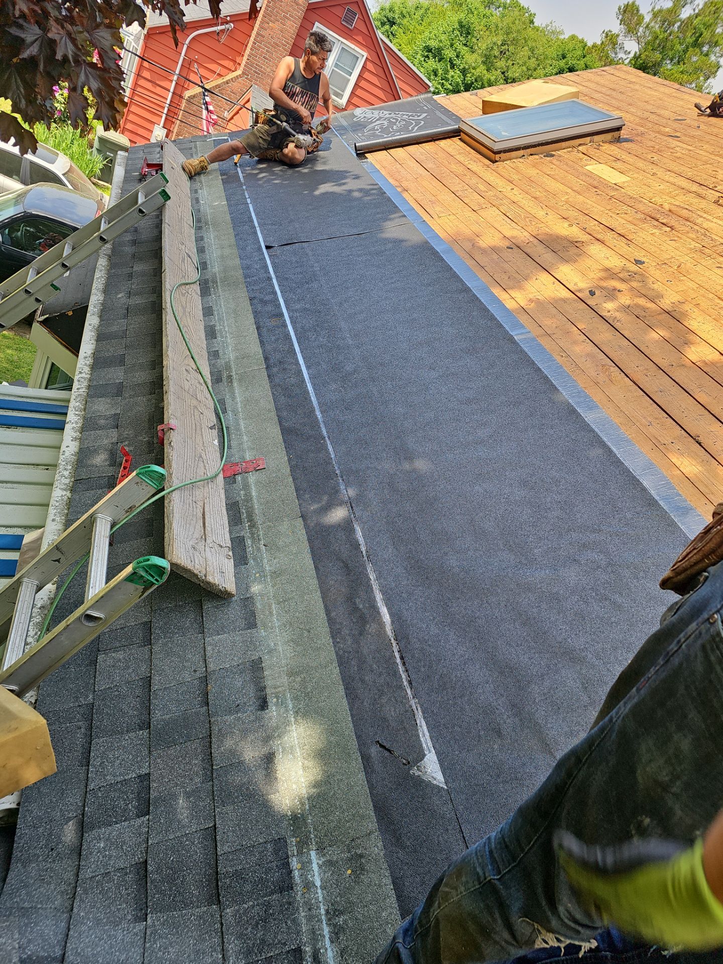 Residential Roofing Installation using Tamko Titan XT - Virginia Slate by A Plus Exterior
