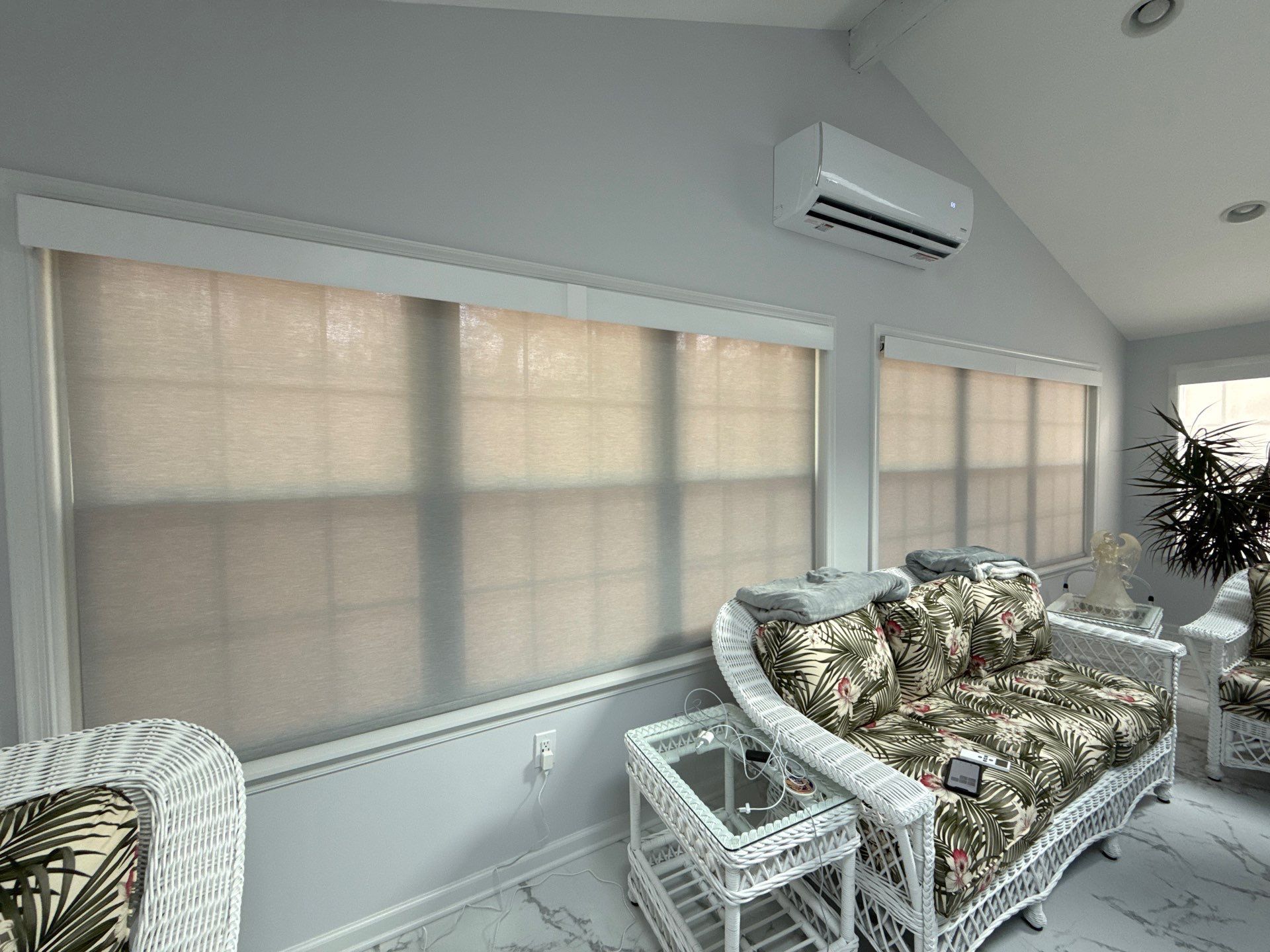 Roller Shade Project in Owings, MD by Southern Maryland Custom Blinds