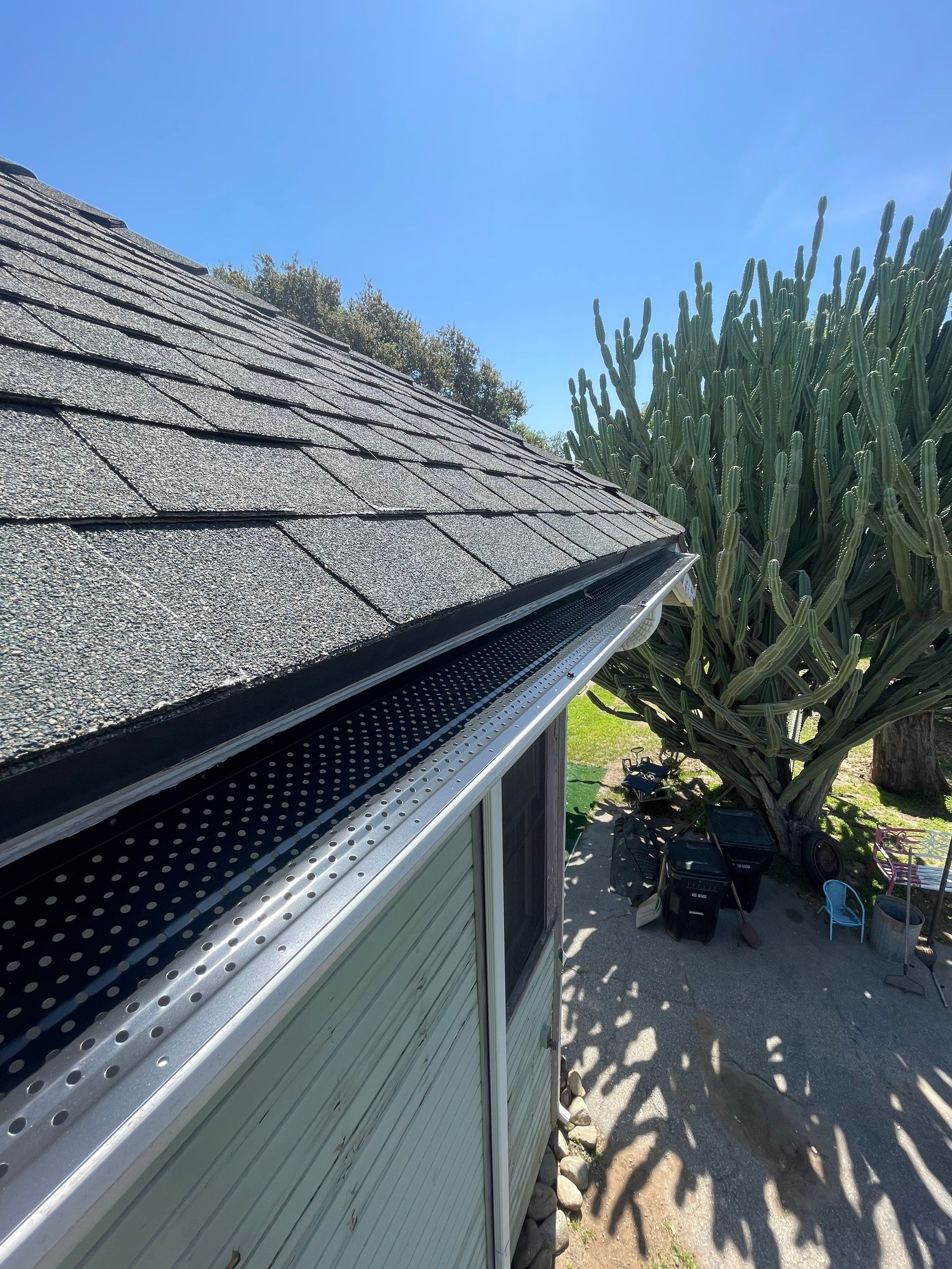 Gutter Cleaning & Guard Installation in San Dimas Ca by Palm Coast Solar Cleaning