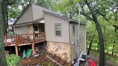 James Hardie Lap Siding and Exterior Renovation in Bellevue