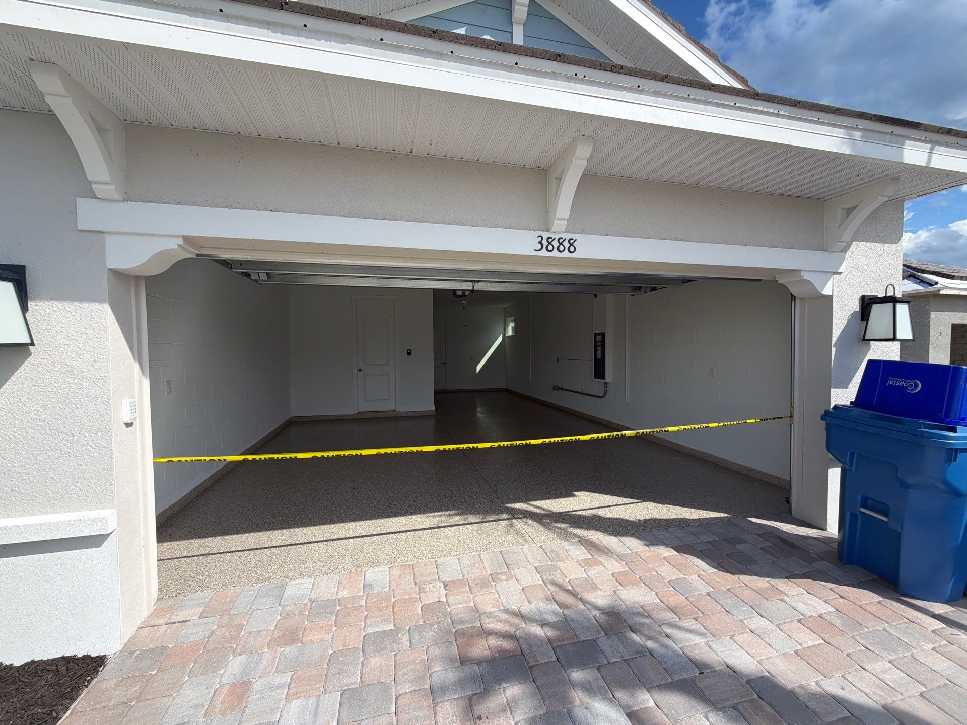 Custom Epoxy Floor Coating for Wesley Chapel Garage