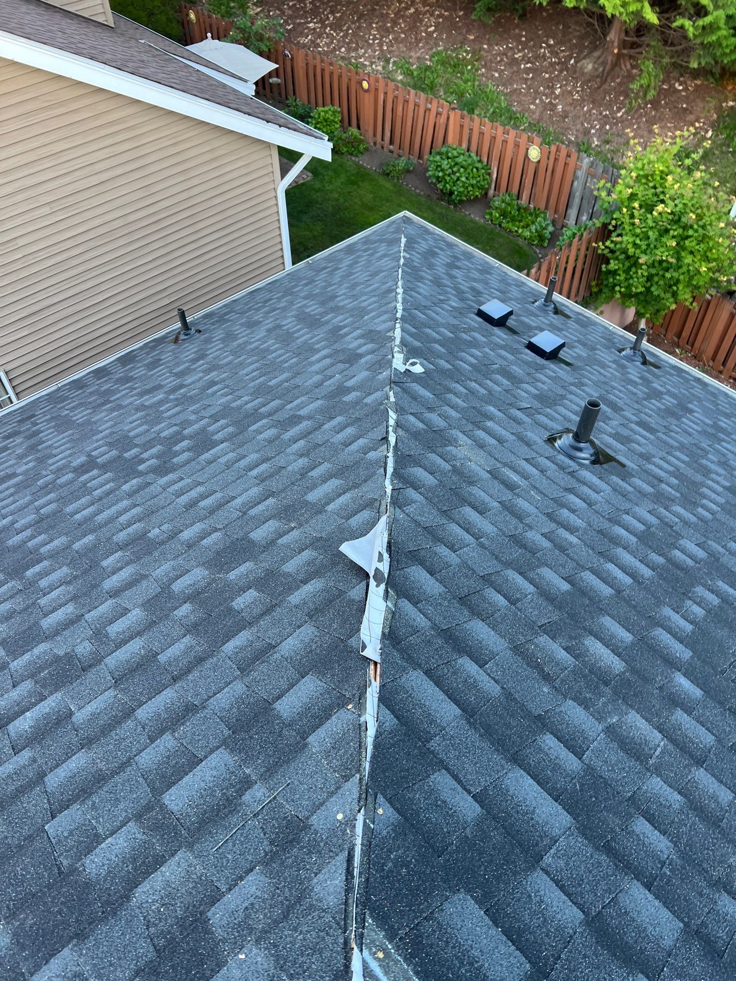 Residential Roofing Installation using GAF UHDZ Shingles by Roofing Formula LLC