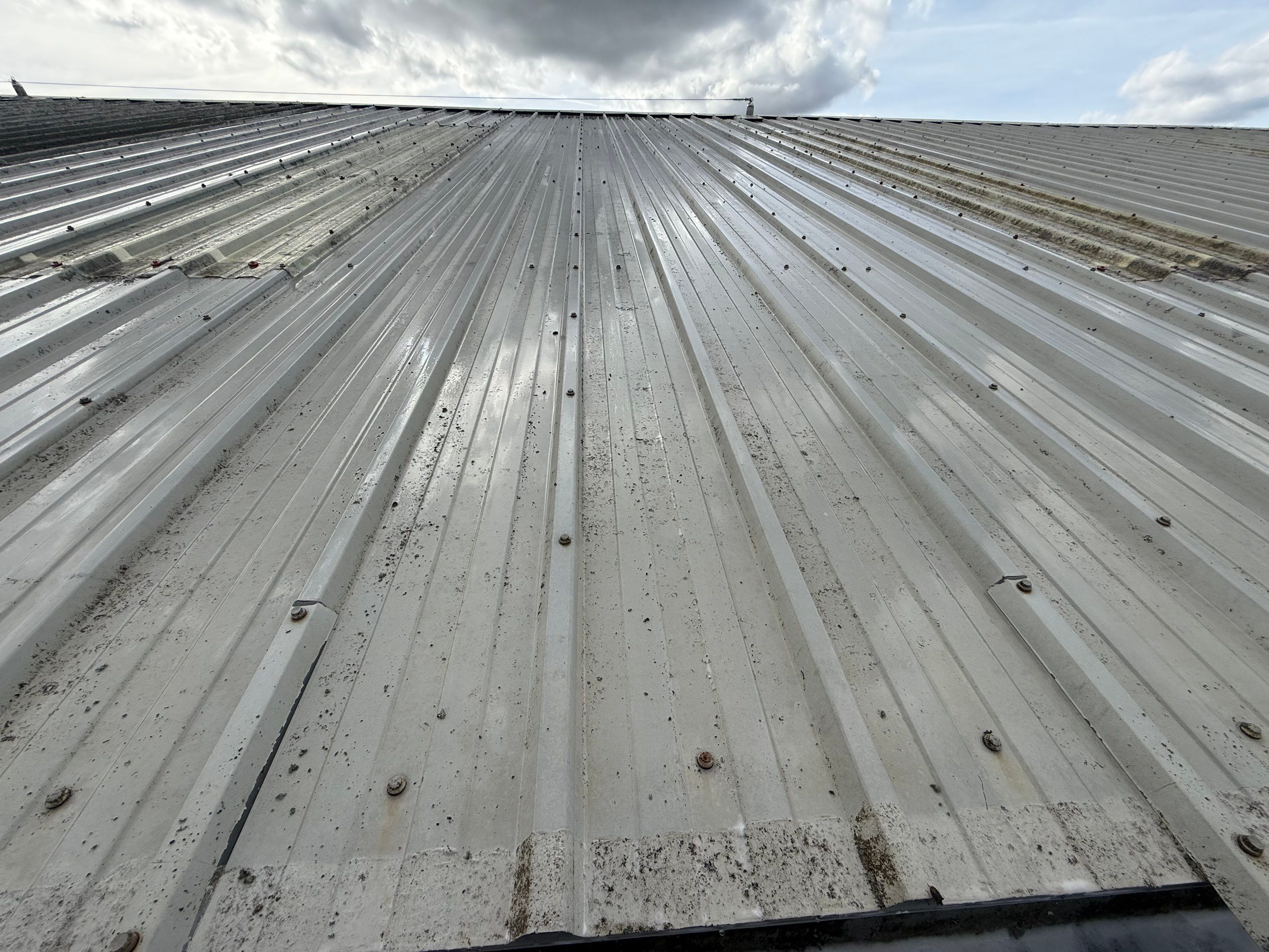 Warehouse Cladding and Roof Clean by Ges Exterior Cleaning ltd