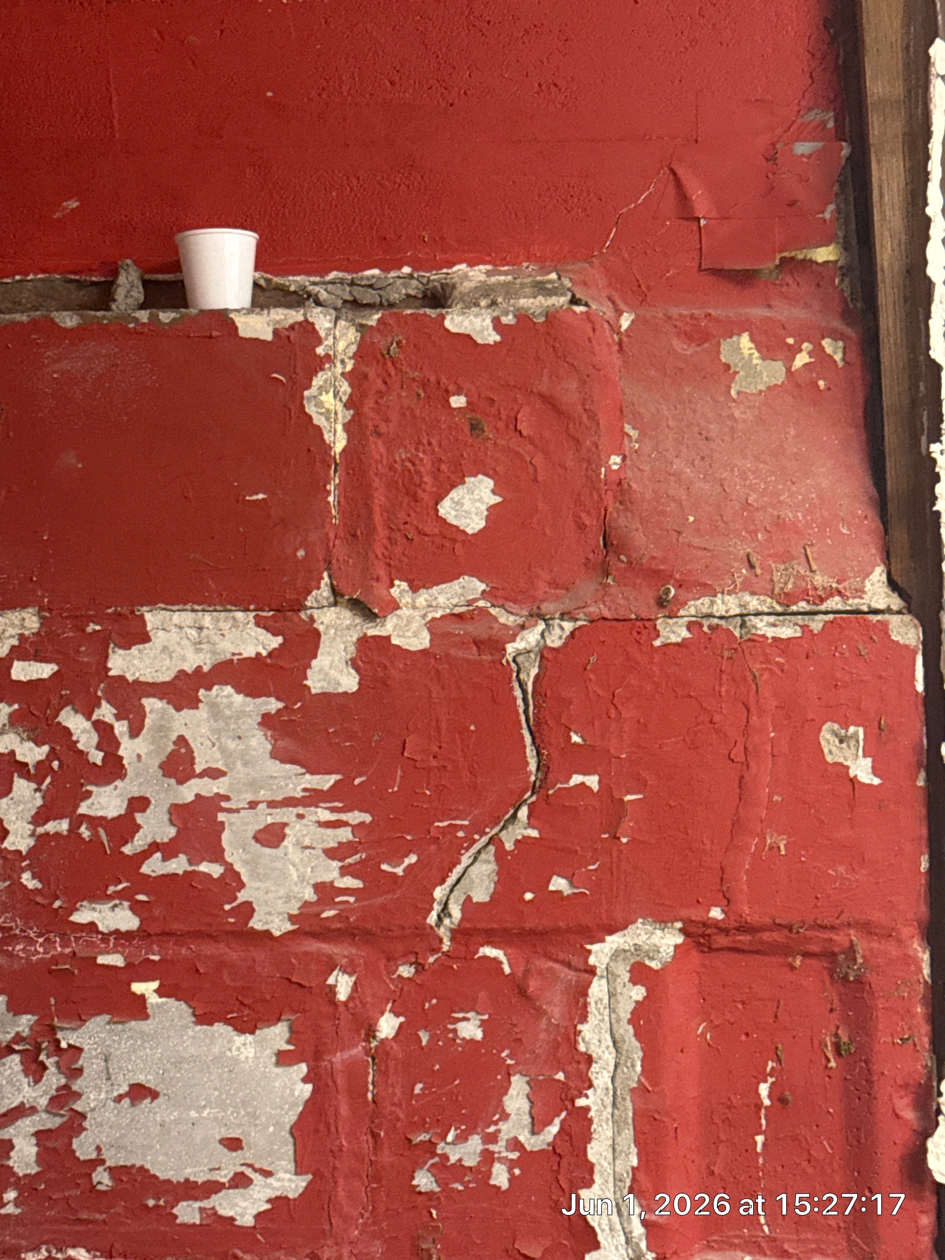 Structural Masonry Wall Installation and Basement Repair in Lincoln by CompanyCam Sales Demo